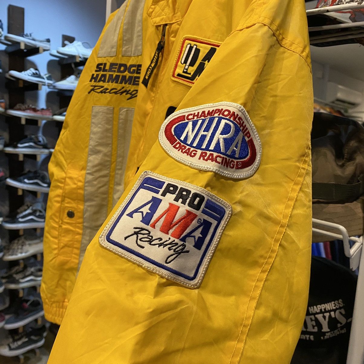 Other RARE🔥VINTAGE YELLOW CORN MOTOR RACING JACKET Size US L / EU 52-54 / 3 - 6 Thumbnail