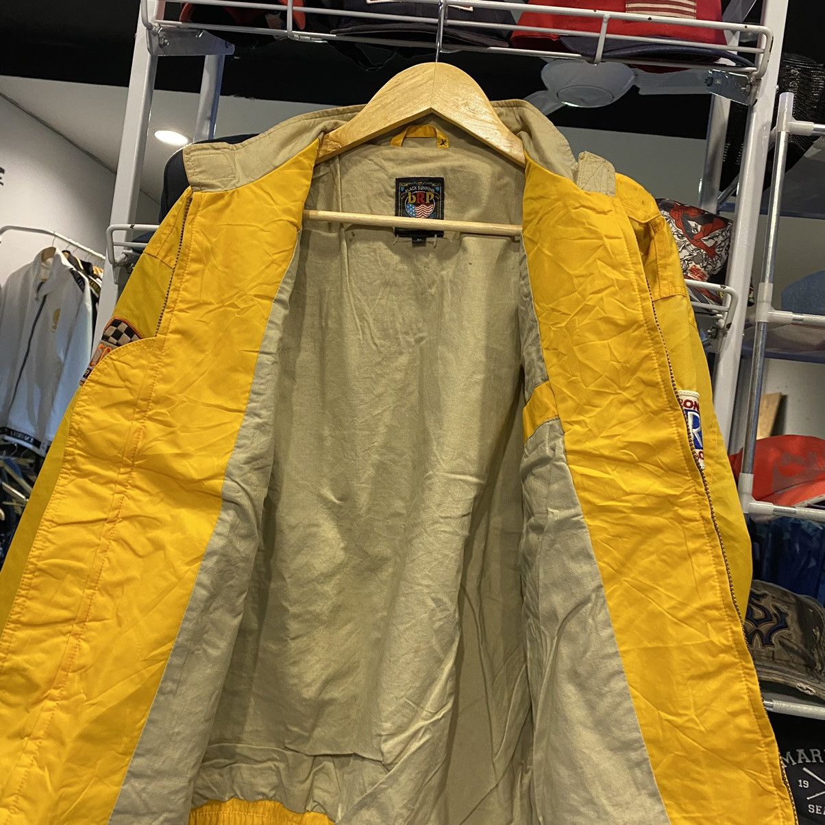 Other RARE🔥VINTAGE YELLOW CORN MOTOR RACING JACKET Size US L / EU 52-54 / 3 - 12 Thumbnail