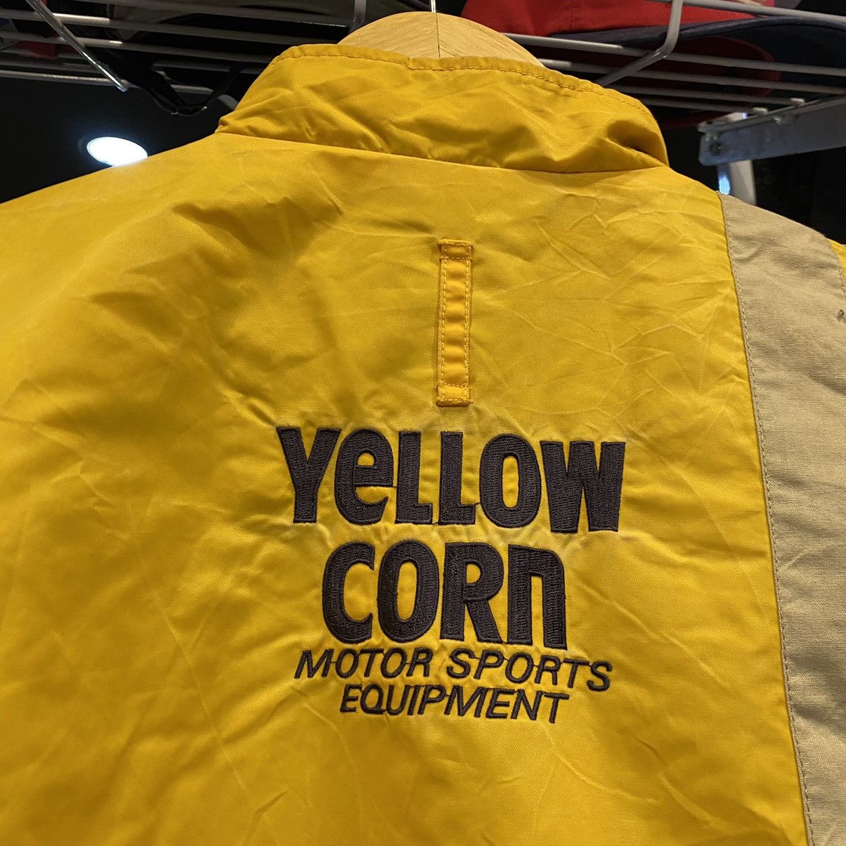 Other RARE🔥VINTAGE YELLOW CORN MOTOR RACING JACKET Size US L / EU 52-54 / 3 - 13 Thumbnail