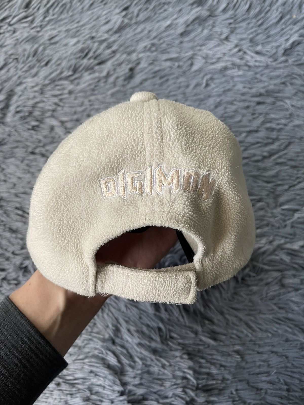 Anime × Japanese Brand × Vintage Y2K 2001 vintage Japanese anime Digimon Sherpa cap Size 30 - 3 Thumbnail