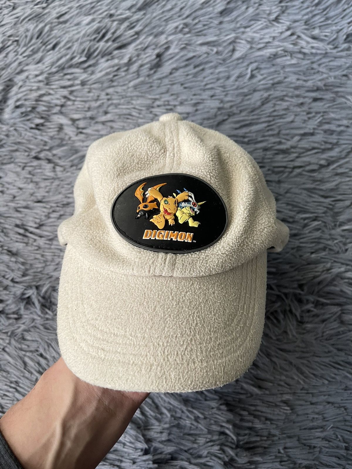 Anime × Japanese Brand × Vintage Y2K 2001 vintage Japanese anime Digimon Sherpa cap Size 30 - 1 Thumbnail