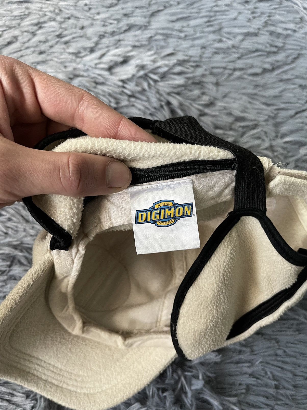 Anime × Japanese Brand × Vintage Y2K 2001 vintage Japanese anime Digimon Sherpa cap Size 30 - 10 Thumbnail