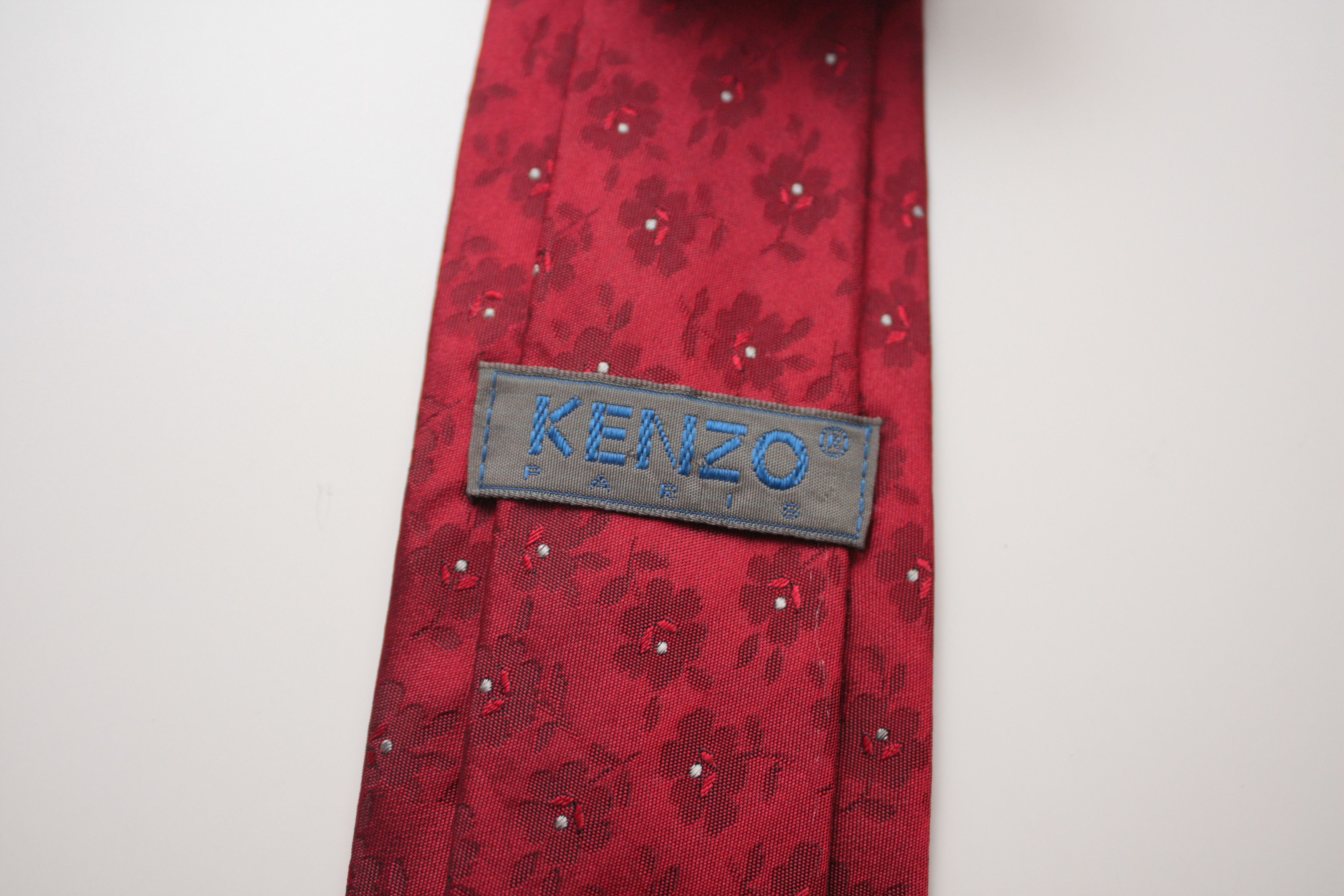 Kenzo Kenzo Floral Silk Tie Made In Italy Size ONE SIZE - 3 Thumbnail