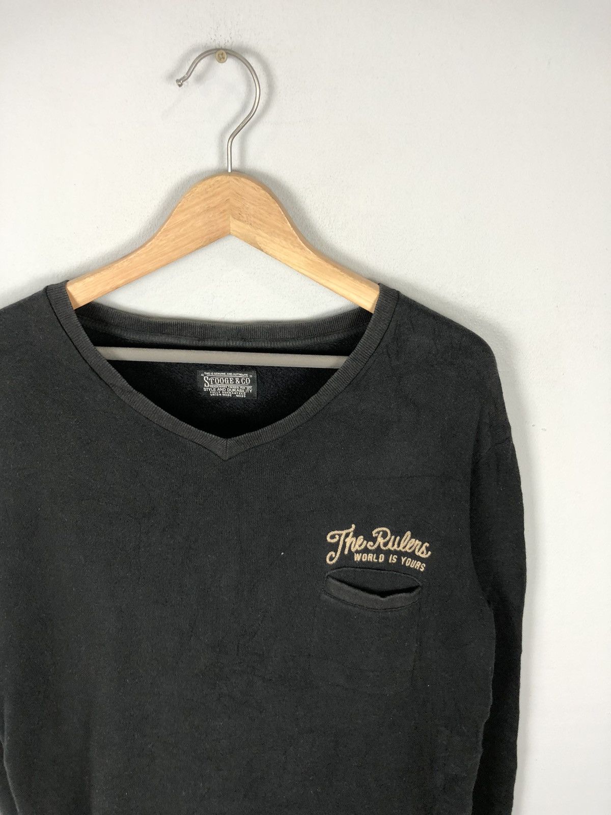 Japanese Brand × Other Stooge & co Pull Over Sweatshirt Size US L / EU 52-54 / 3 - 2 Thumbnail
