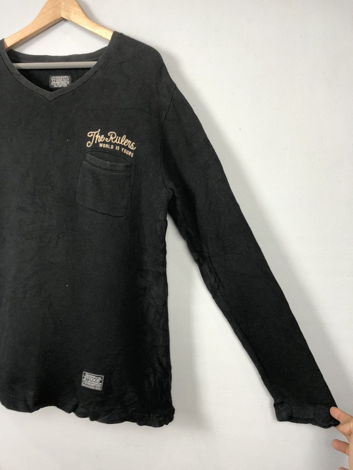 Japanese Brand × Other Stooge & co Pull Over Sweatshirt Size US L / EU 52-54 / 3 - 4 Thumbnail
