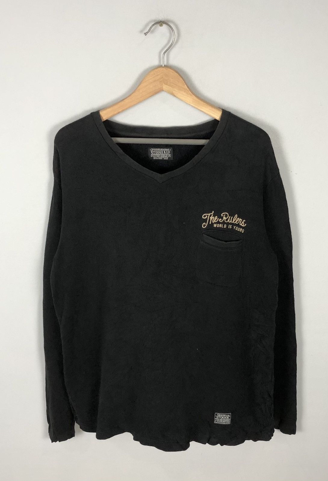 Japanese Brand × Other Stooge & co Pull Over Sweatshirt Size US L / EU 52-54 / 3 - 1 Thumbnail