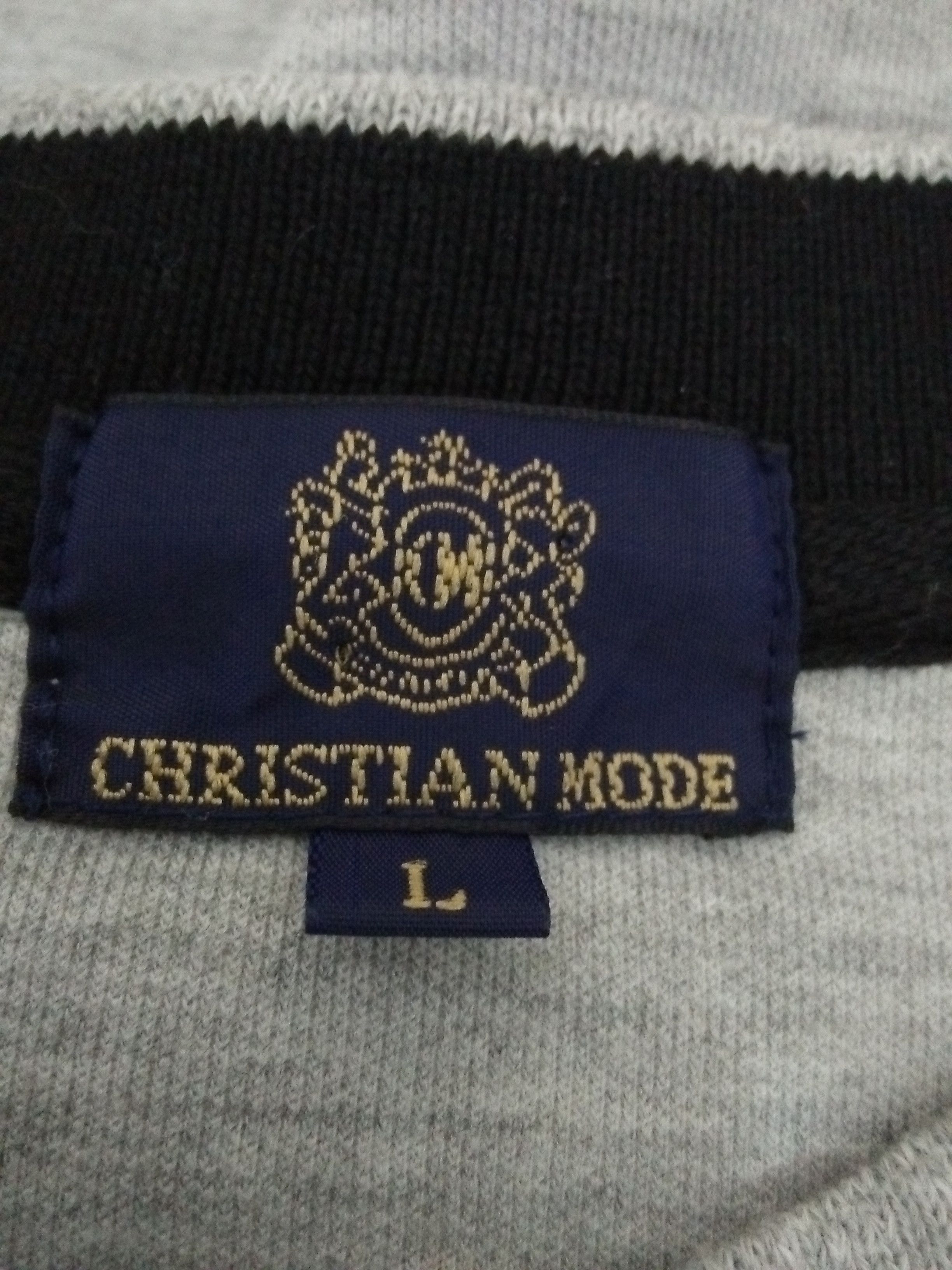Designer CHRISTIAN MODE BIG LOGO SWEATSHIRT (A999) Size US L / EU 52-54 / 3 - 5 Thumbnail