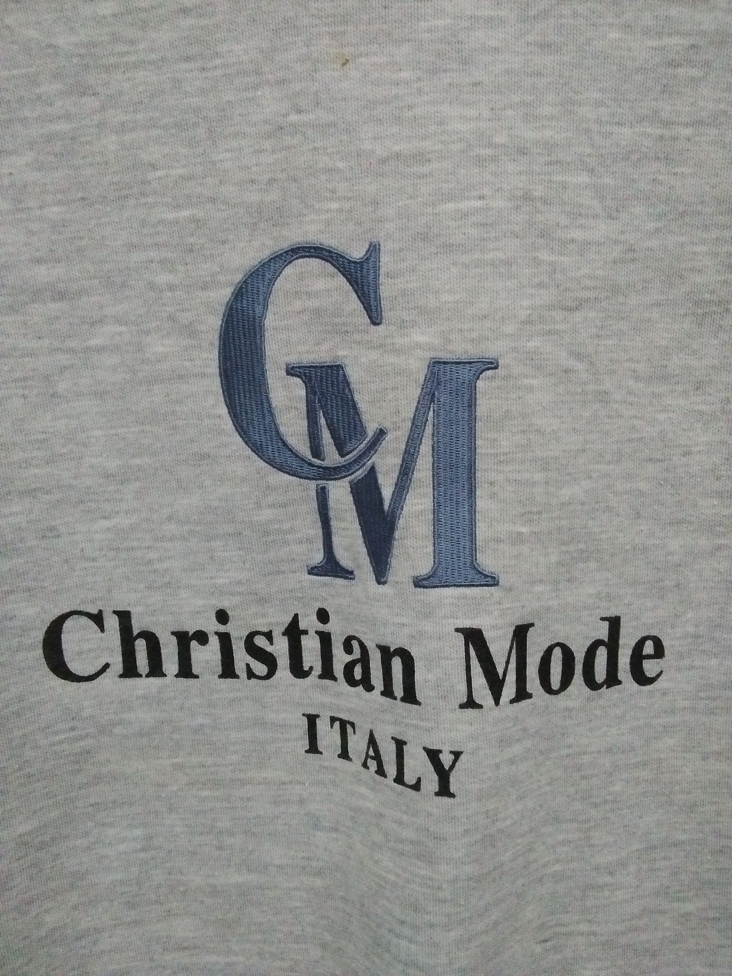 Designer CHRISTIAN MODE BIG LOGO SWEATSHIRT (A999) Size US L / EU 52-54 / 3 - 2 Thumbnail