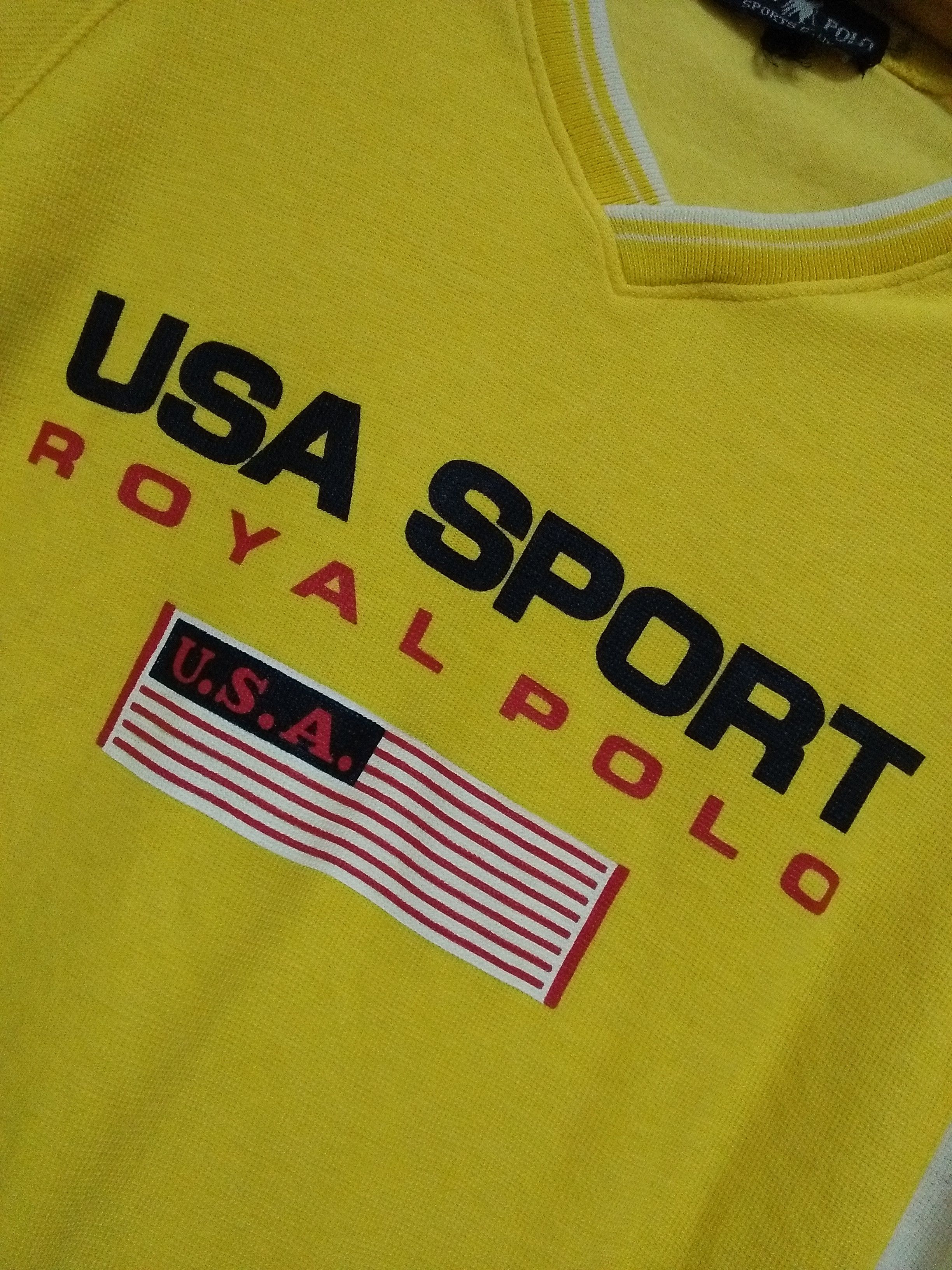 Japanese Brand ROYAL POLO SPORT USA BIG LOGO SHIRT (B18) Size US L / EU 52-54 / 3 - 2 Thumbnail