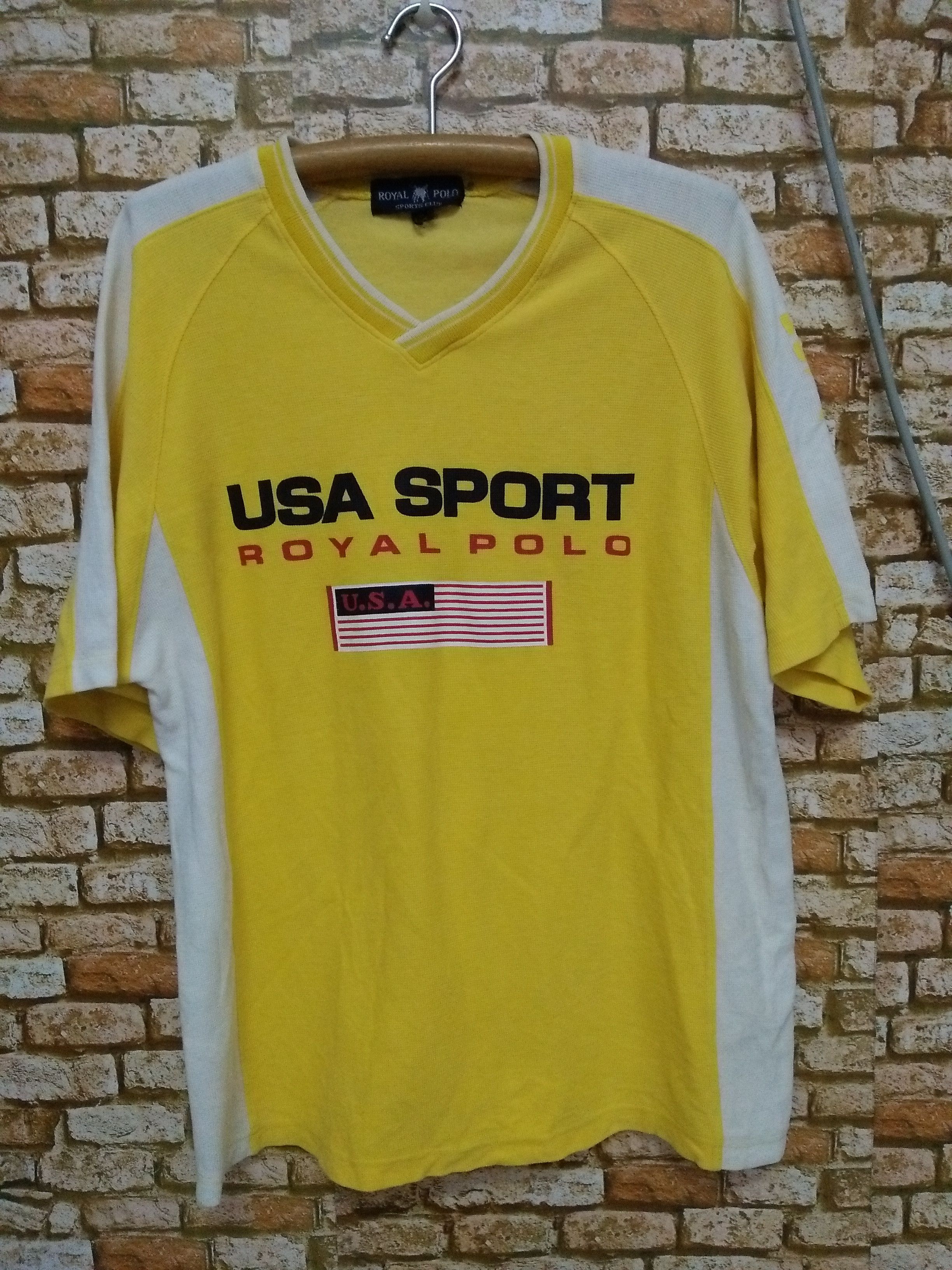 Japanese Brand ROYAL POLO SPORT USA BIG LOGO SHIRT (B18) Size US L / EU 52-54 / 3 - 1 Thumbnail