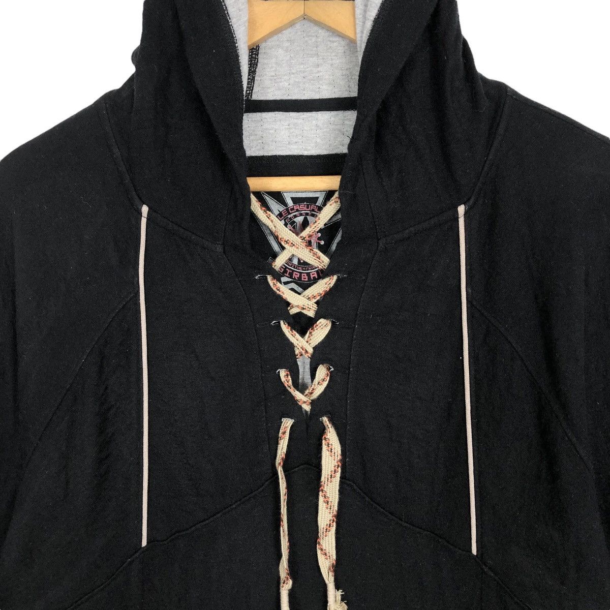 Marithe + Francois Girbaud Marithe Francois Girbaud Lace Closure Hooded Sweater Size US L / EU 52-54 / 3 - 6 Thumbnail