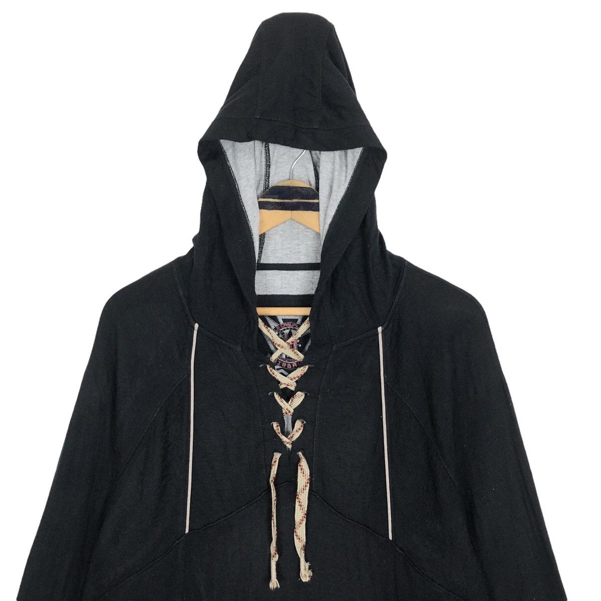 Marithe + Francois Girbaud Marithe Francois Girbaud Lace Closure Hooded Sweater Size US L / EU 52-54 / 3 - 5 Thumbnail