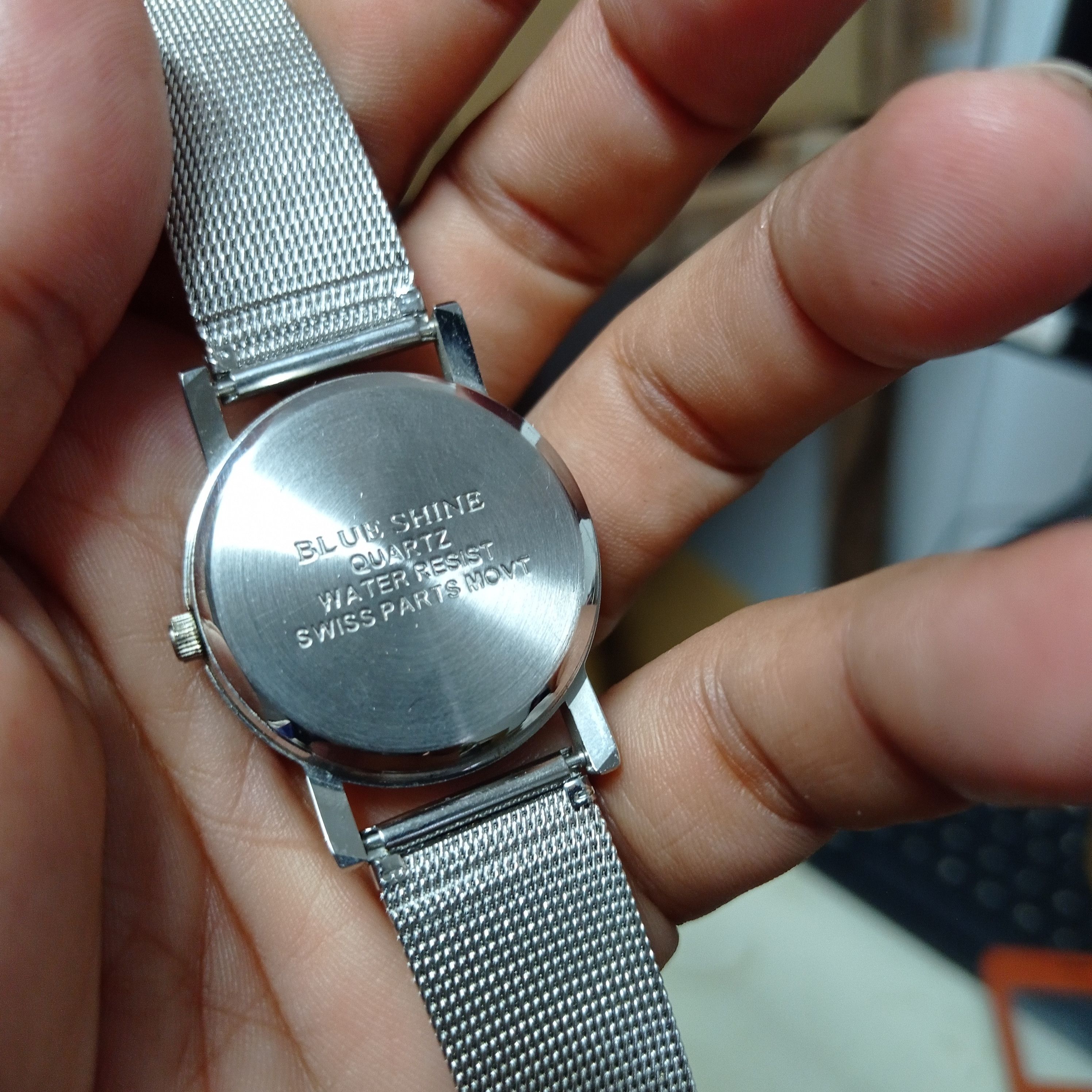 Japanese Brand Retro Swiss Watch by BLUE SHINE (Cutting Glasses) Size ONE SIZE - 4 Thumbnail