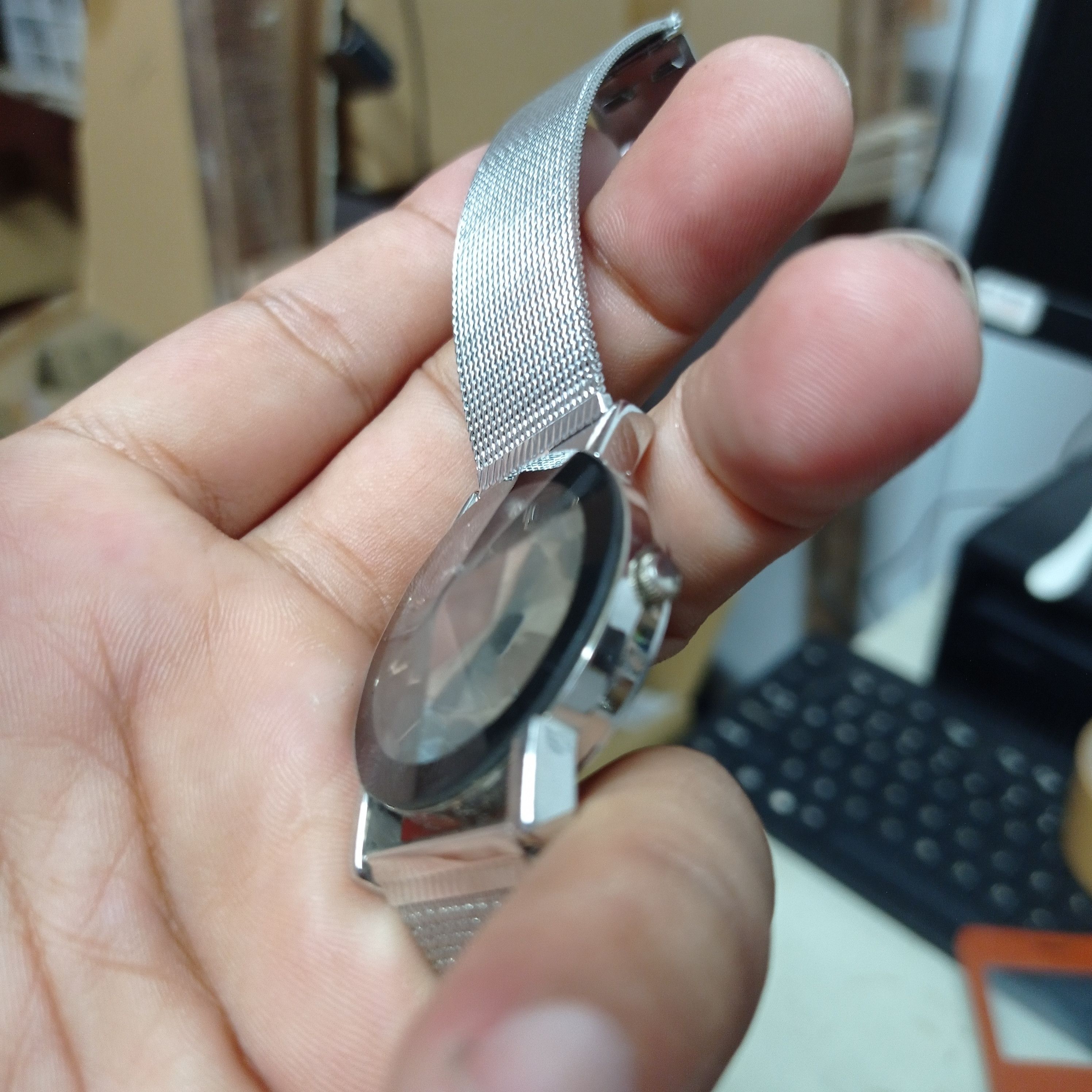 Japanese Brand Retro Swiss Watch by BLUE SHINE (Cutting Glasses) Size ONE SIZE - 11 Thumbnail