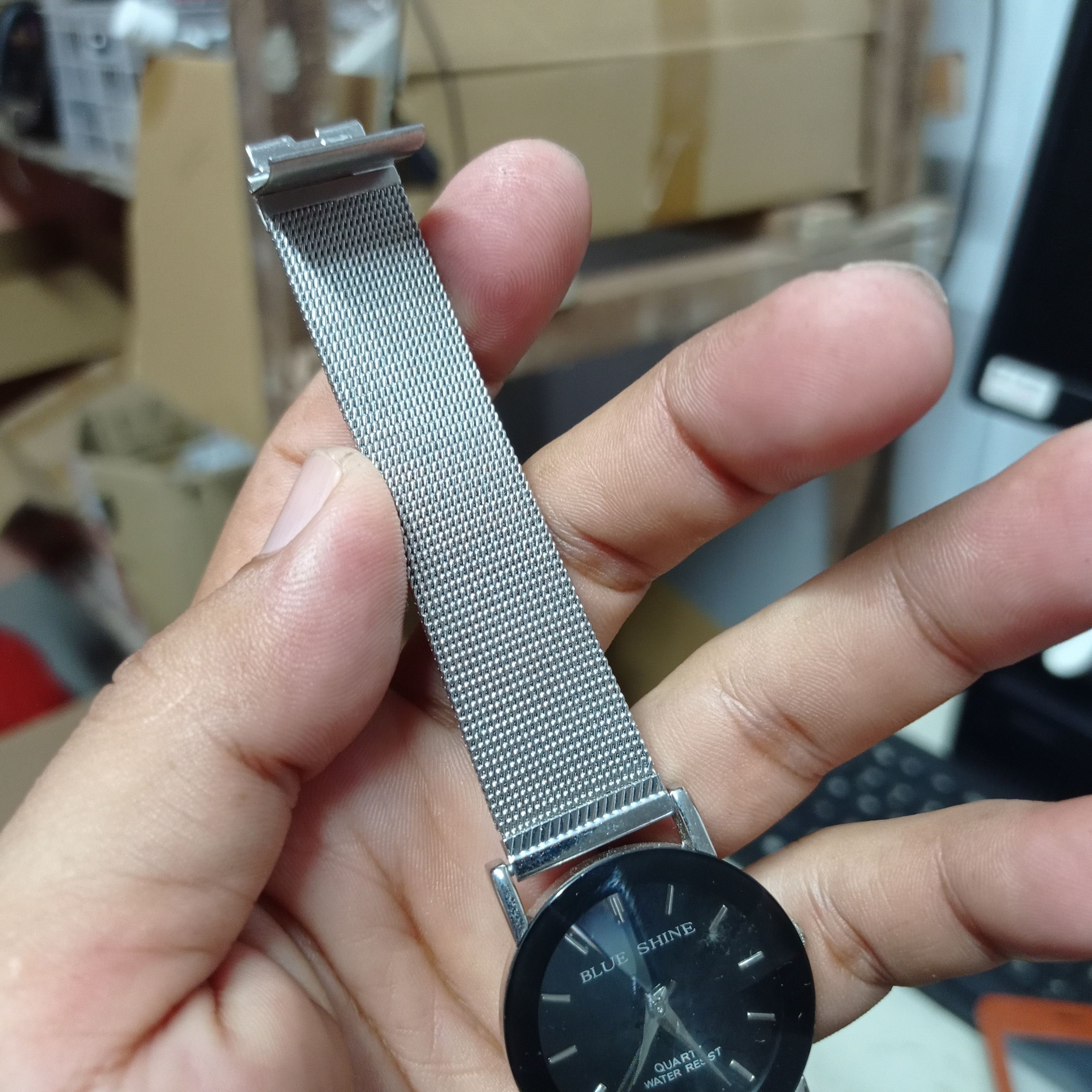 Japanese Brand Retro Swiss Watch by BLUE SHINE (Cutting Glasses) Size ONE SIZE - 10 Thumbnail