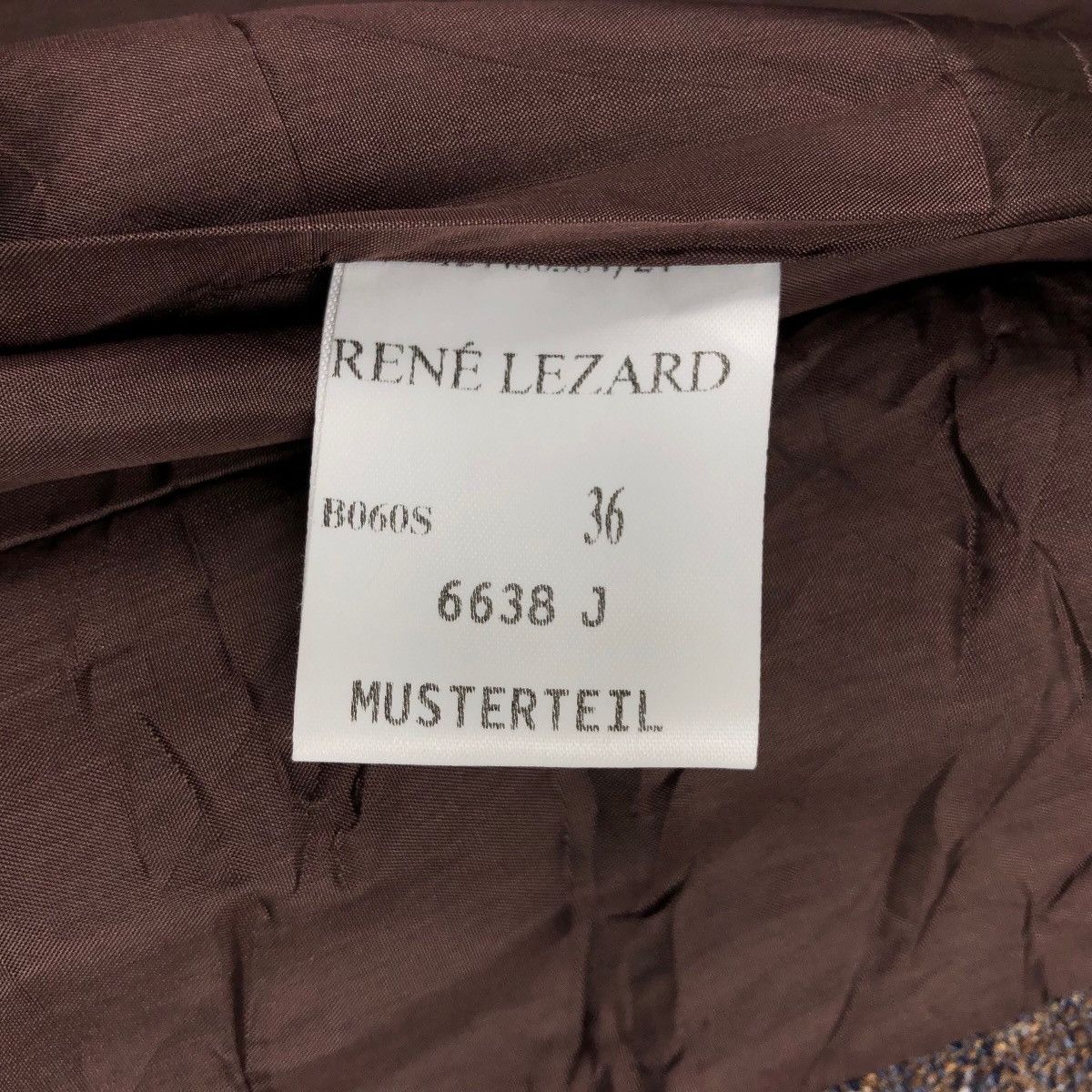 Other Vintage Rene Lezard Tweed Overcoat Made In Germany Size US S / EU 44-46 / 1 - 7 Thumbnail