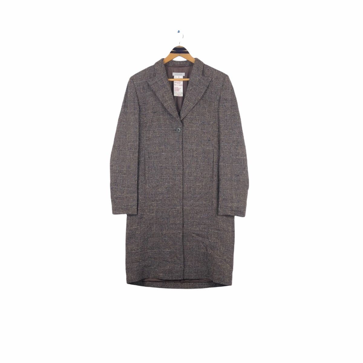 Other Vintage Rene Lezard Tweed Overcoat Made In Germany Size US S / EU 44-46 / 1 - 2 Thumbnail