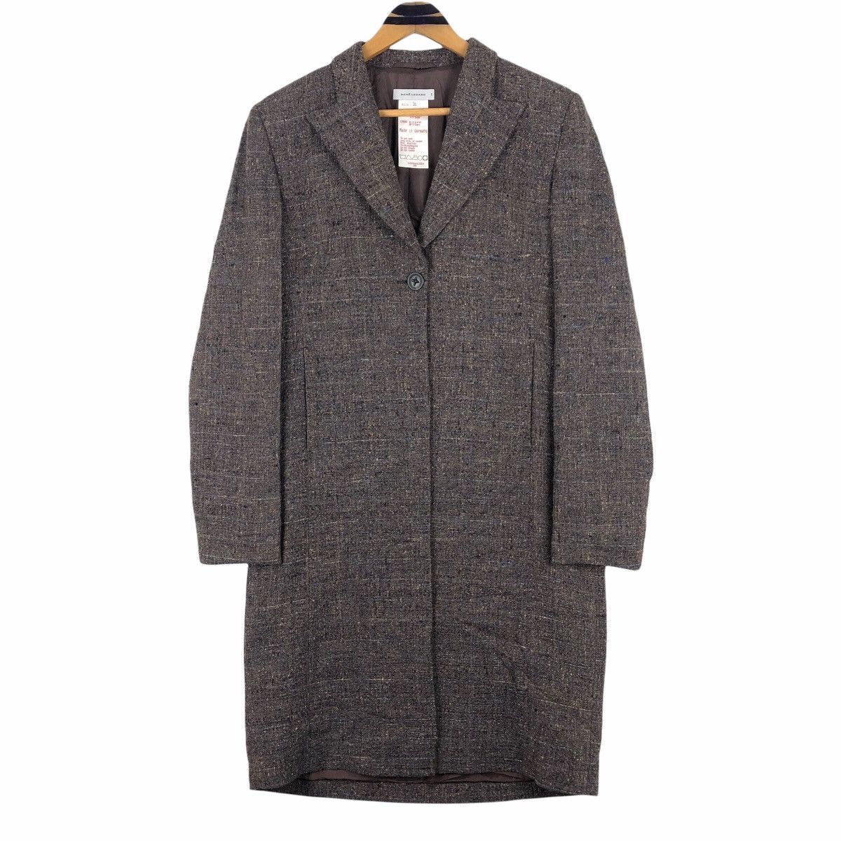 Other Vintage Rene Lezard Tweed Overcoat Made In Germany Size US S / EU 44-46 / 1 - 1 Thumbnail