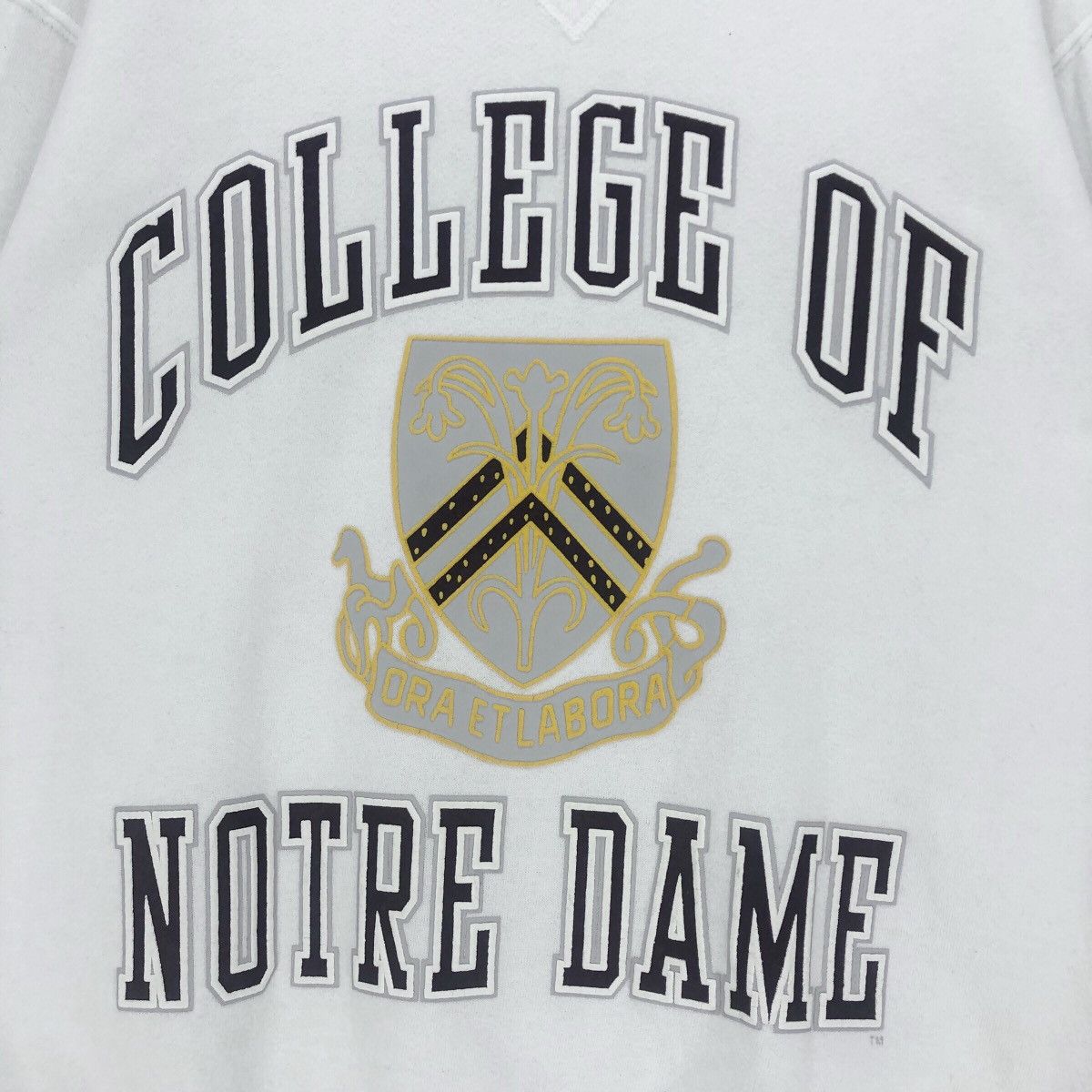 NCAA Vintage College Of Notre Dame Russell Athletic Sweatshirt Size US S / EU 44-46 / 1 - 5 Thumbnail