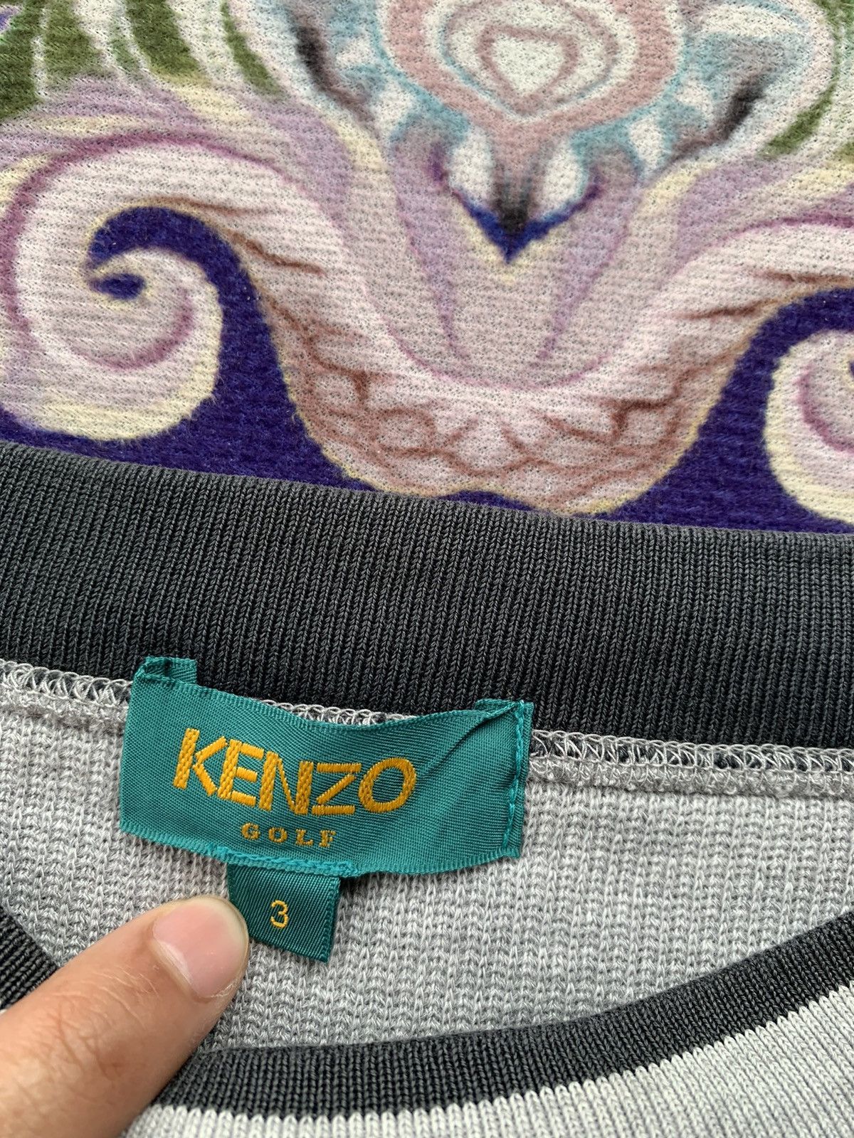 Kenzo Vintage Kenzo Golf Sweatshirt Size US L / EU 52-54 / 3 - 5 Thumbnail