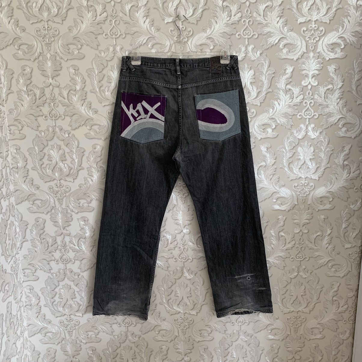 Vintage KIX Baggy Japanese Ed Hardy Style Jeans