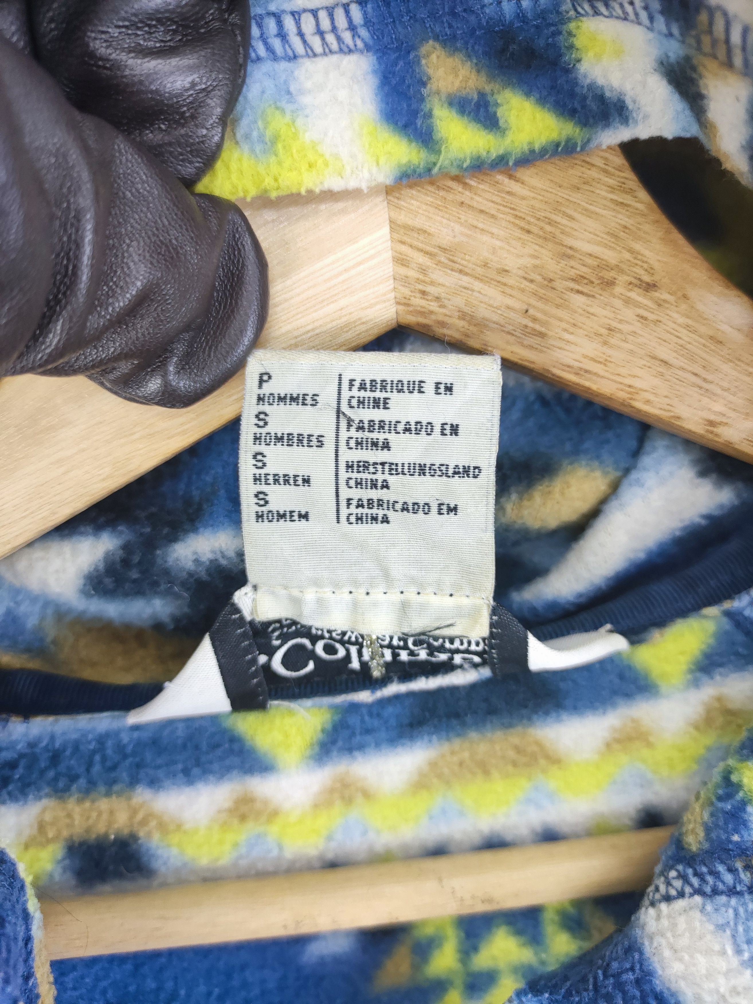 Vintage Columbia Fleece Hoodie Jacket Zipper