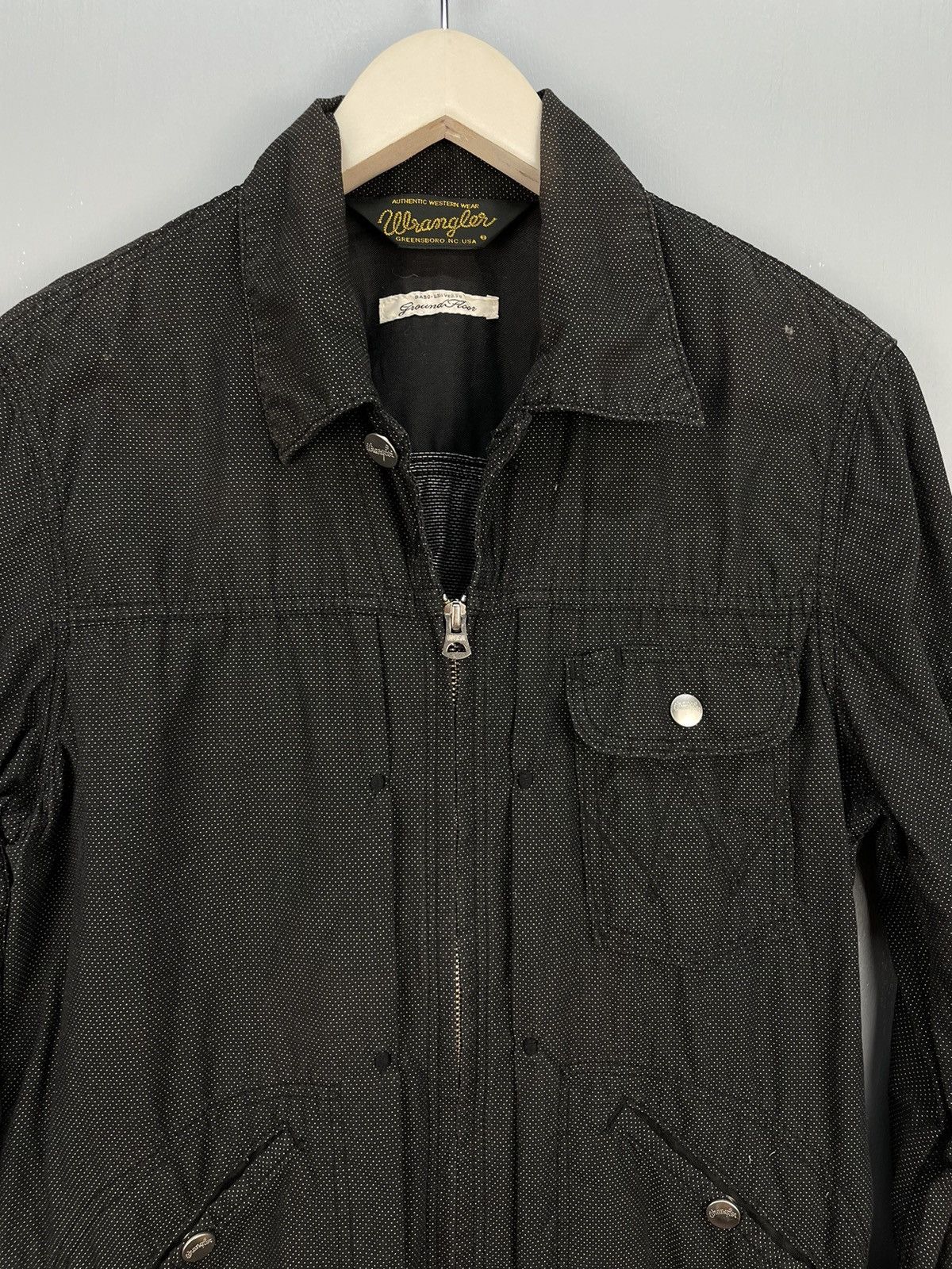 NANO universe Wrangler x Nano Universe zip up 50s inspired jacket Size US L / EU 52-54 / 3 - 3 Thumbnail