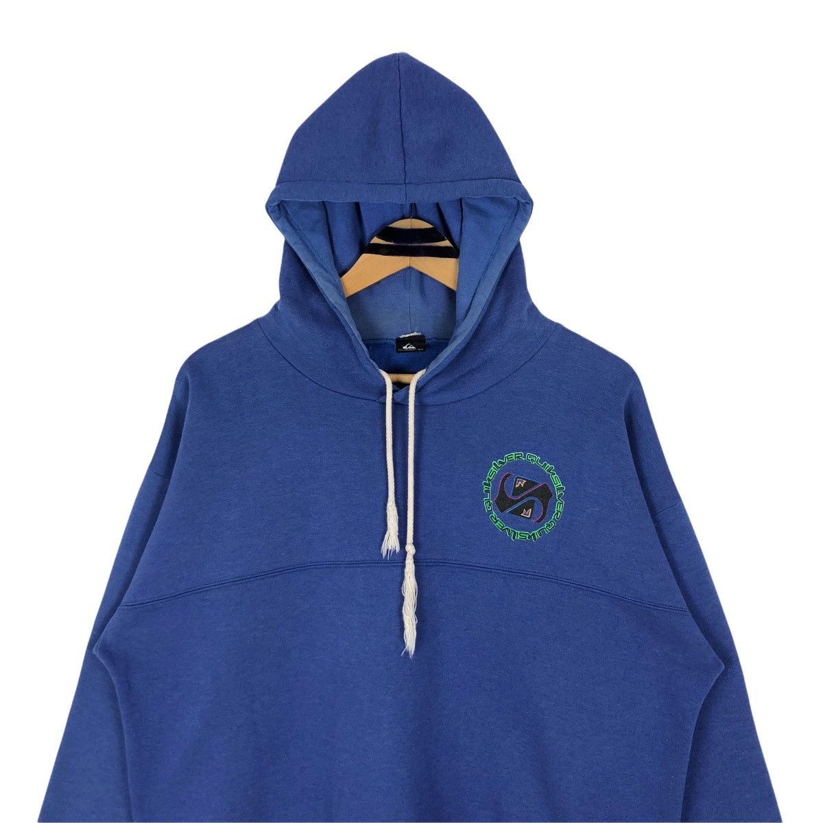 Quiksilver Vintage 90s Quiksilver Australia Hoodie Sweatshirt Big Logo Size US L / EU 52-54 / 3 - 7 Thumbnail