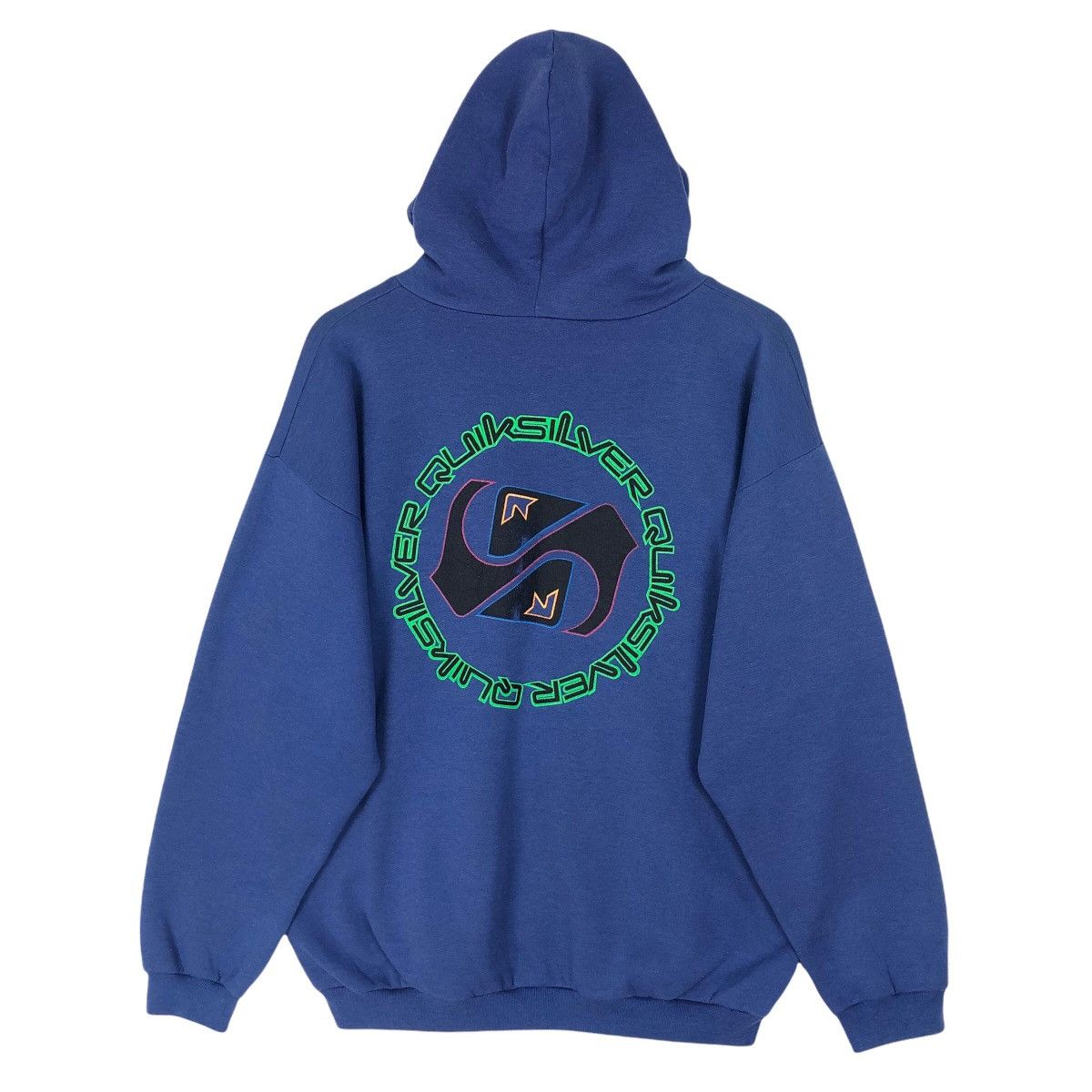 Quiksilver Vintage 90s Quiksilver Australia Hoodie Sweatshirt Big Logo Size US L / EU 52-54 / 3 - 1 Thumbnail