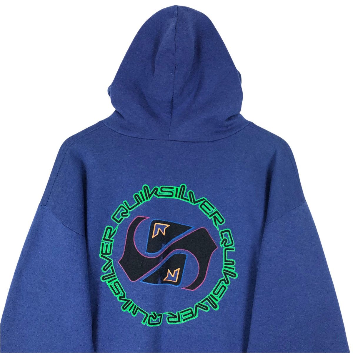 Quiksilver Vintage 90s Quiksilver Australia Hoodie Sweatshirt Big Logo Size US L / EU 52-54 / 3 - 13 Thumbnail