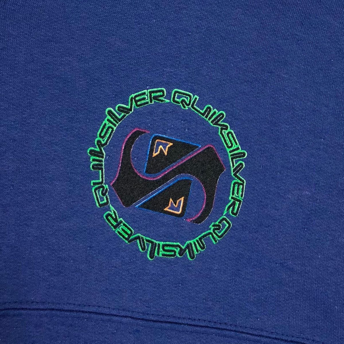 Quiksilver Vintage 90s Quiksilver Australia Hoodie Sweatshirt Big Logo Size US L / EU 52-54 / 3 - 9 Thumbnail