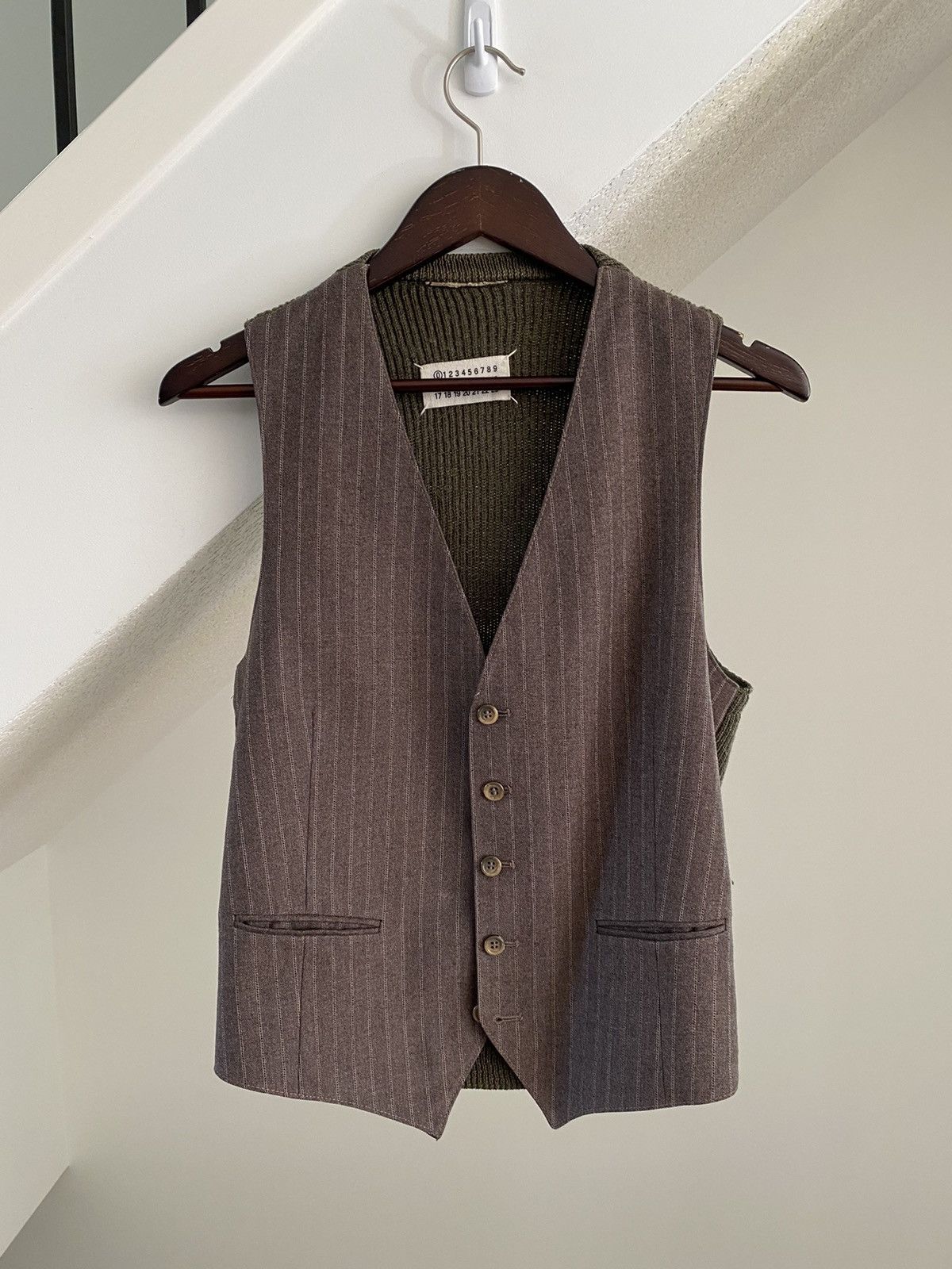 Image of Maison Margiela Early 2000S Artisanal Vest, Men's (Size Small)