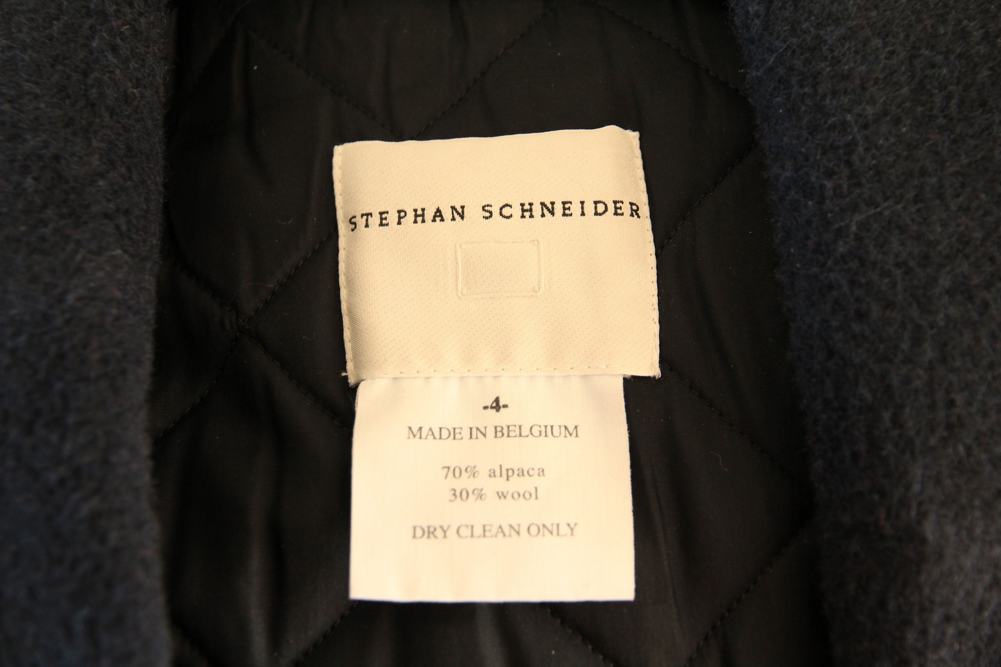Stephan Schneider "Algae" Navy Wool Coat Size 4 Size US S / EU 44-46 / 1 - 3 Thumbnail