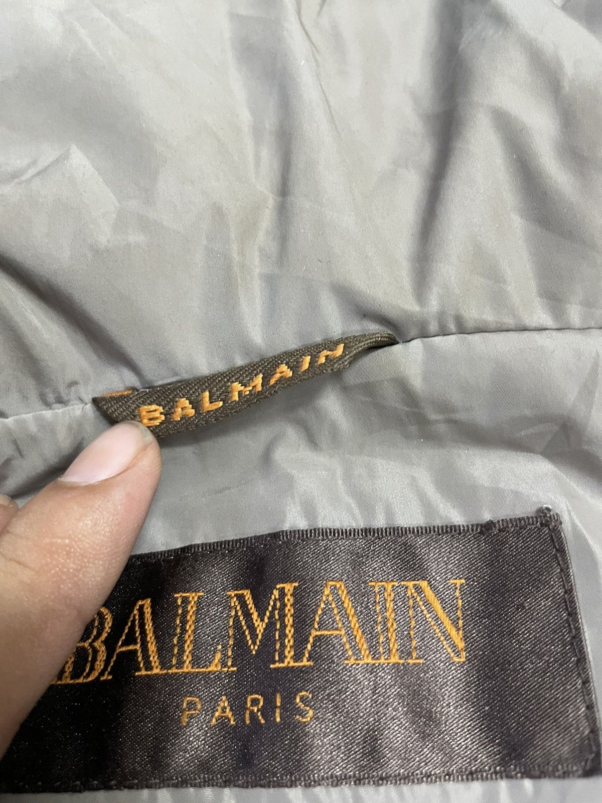 Balmain × Designer × Pierre Balmain Vintage Brown Balmain Puffer Jacket Size US L / EU 52-54 / 3 - 13 Thumbnail