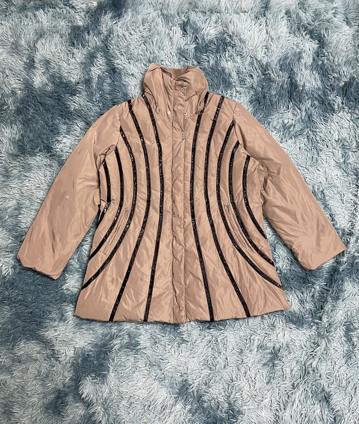 Balmain × Designer × Pierre Balmain Vintage Brown Balmain Puffer Jacket Size US L / EU 52-54 / 3 - 1 Thumbnail