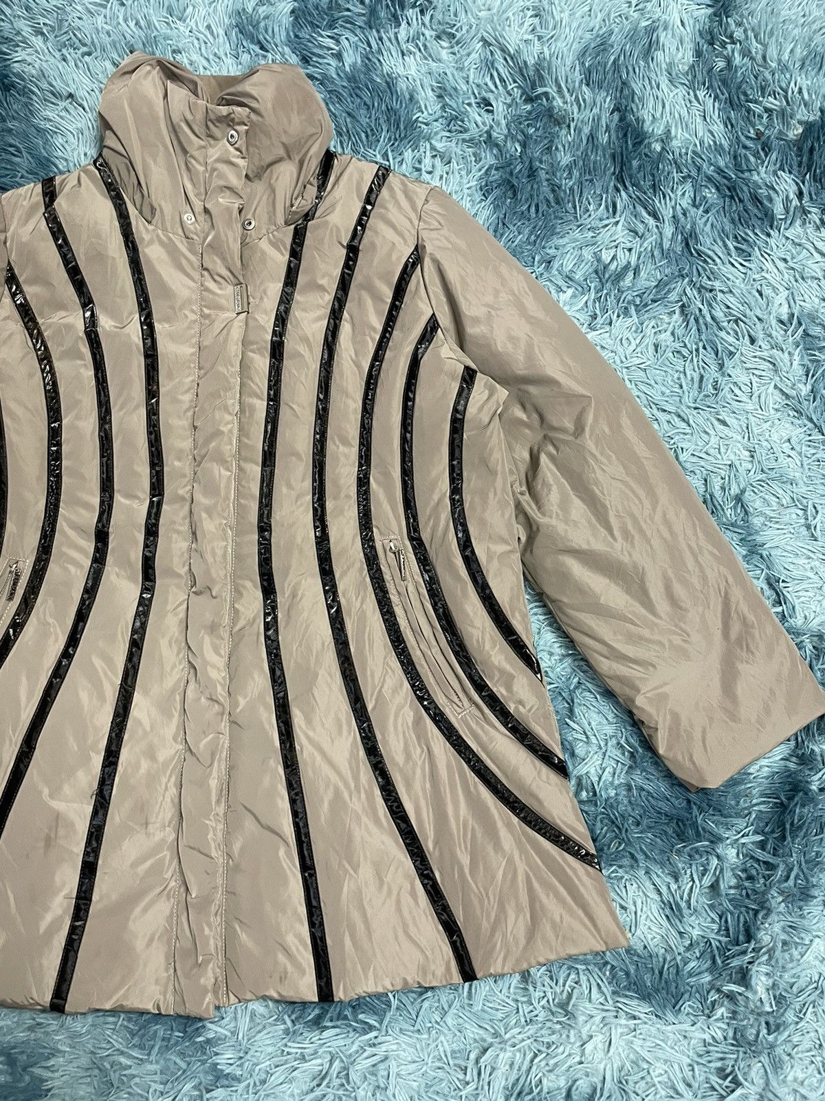Balmain × Designer × Pierre Balmain Vintage Brown Balmain Puffer Jacket Size US L / EU 52-54 / 3 - 3 Thumbnail