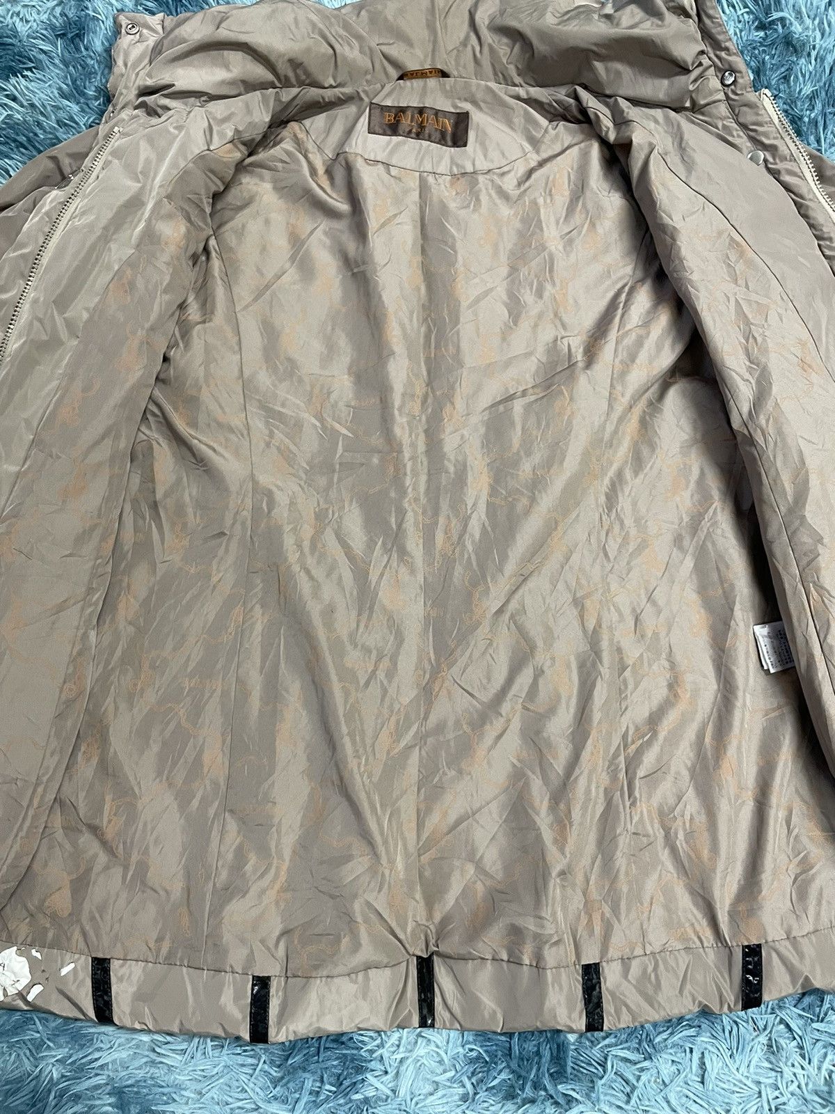 Balmain × Designer × Pierre Balmain Vintage Brown Balmain Puffer Jacket Size US L / EU 52-54 / 3 - 6 Thumbnail