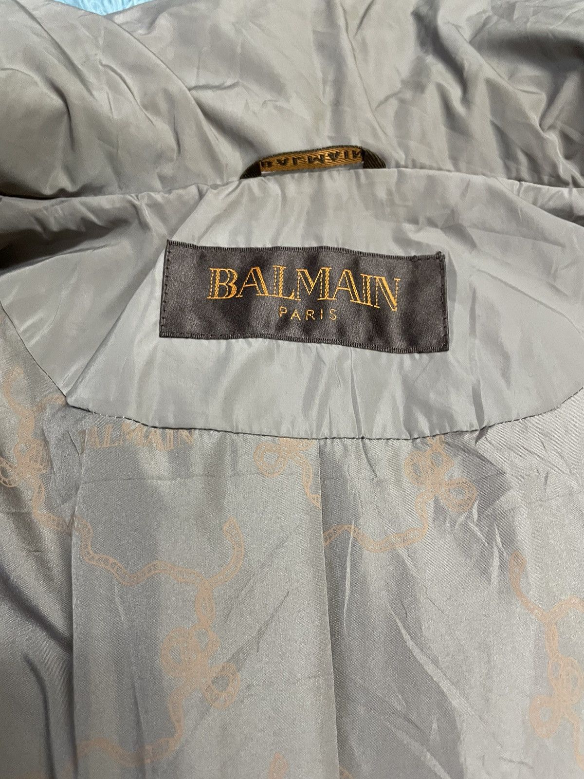 Balmain × Designer × Pierre Balmain Vintage Brown Balmain Puffer Jacket Size US L / EU 52-54 / 3 - 12 Thumbnail