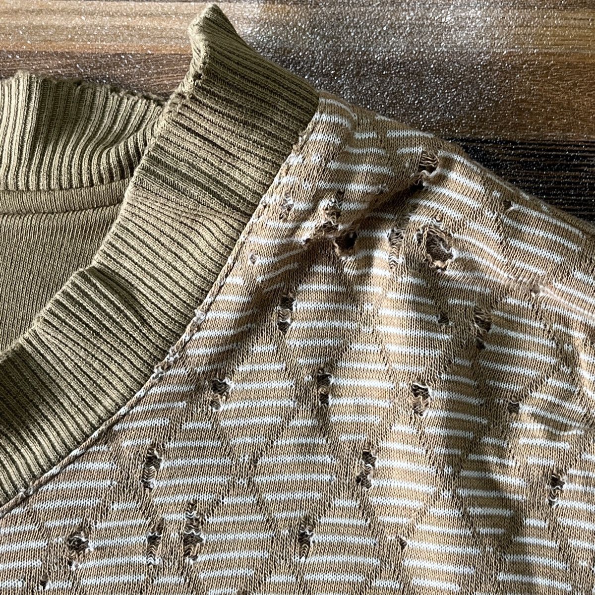 Balmain × Vintage Distressed Thrashed Vintage Balmain Long Sleeves Paris Size US XL / EU 56 / 4 - 9 Thumbnail