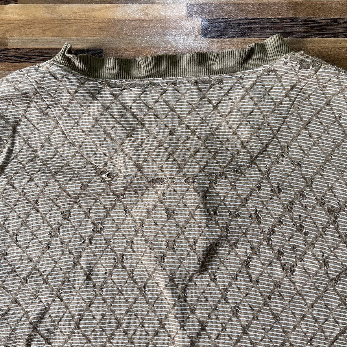 Balmain × Vintage Distressed Thrashed Vintage Balmain Long Sleeves Paris Size US XL / EU 56 / 4 - 15 Thumbnail