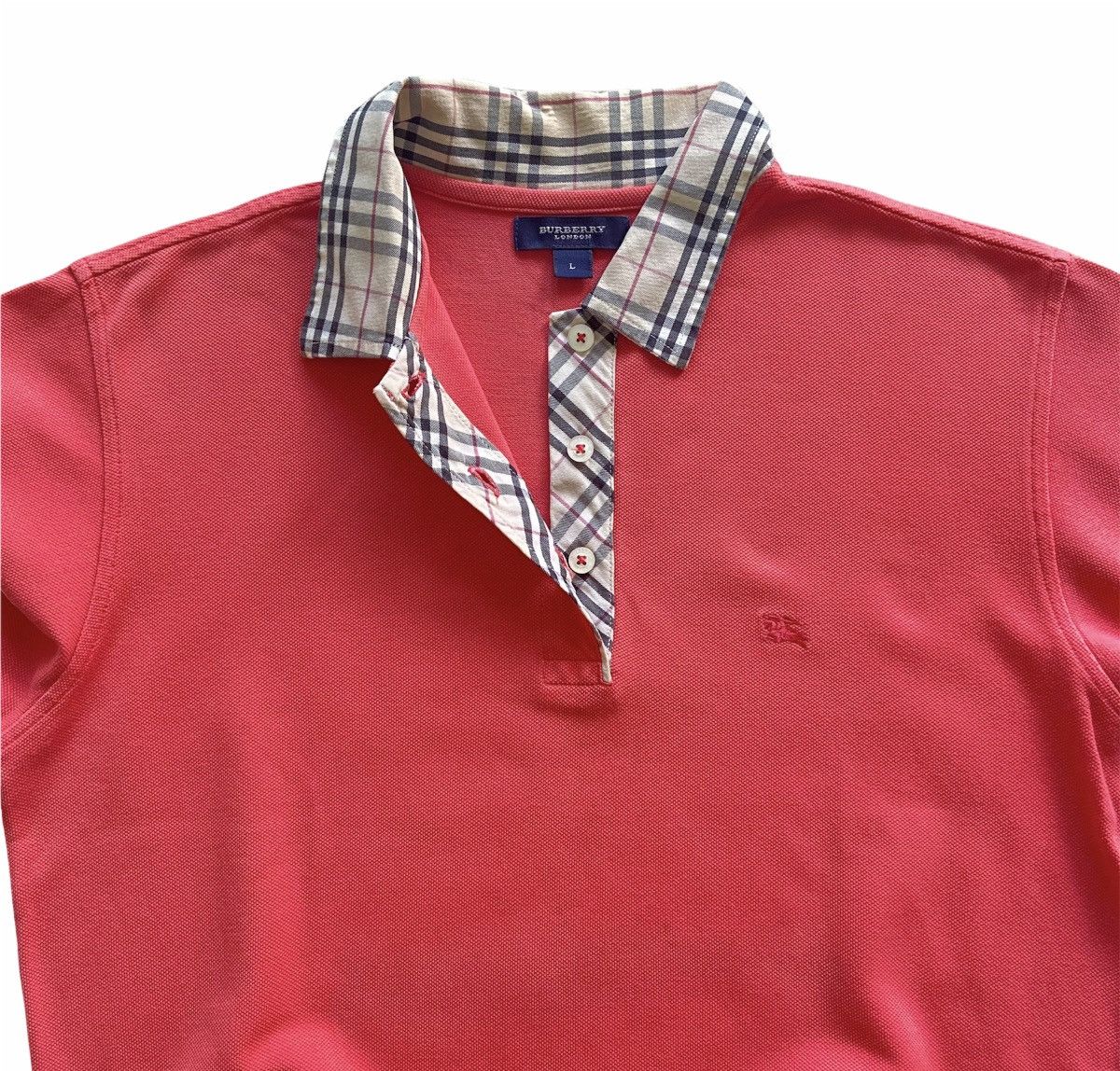 Burberry Vintage Burberry Nova Check Polo Size US M / EU 48-50 / 2 - 2 Thumbnail
