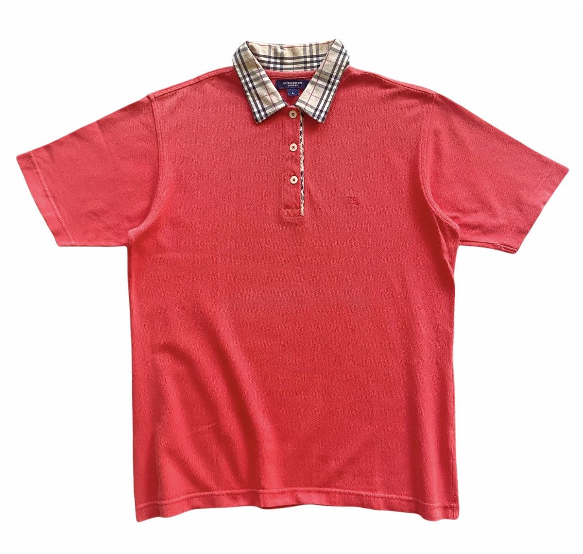 Burberry Vintage Burberry Nova Check Polo Size US M / EU 48-50 / 2 - 1 Thumbnail