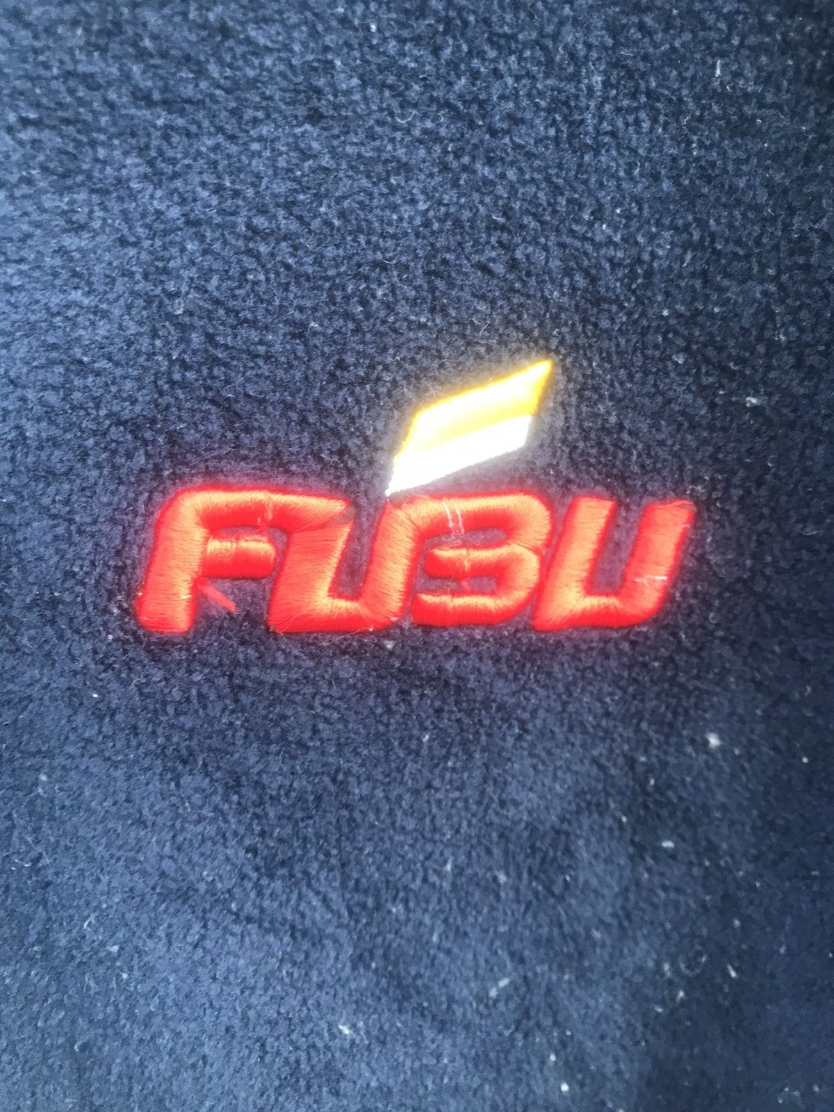 Fubu × Rap Tees × Vintage 🔥Rare🔥Vintage Fubu Sports Big Logo Embroidery Sherpa Fleece Size US L / EU 52-54 / 3 - 8 Thumbnail
