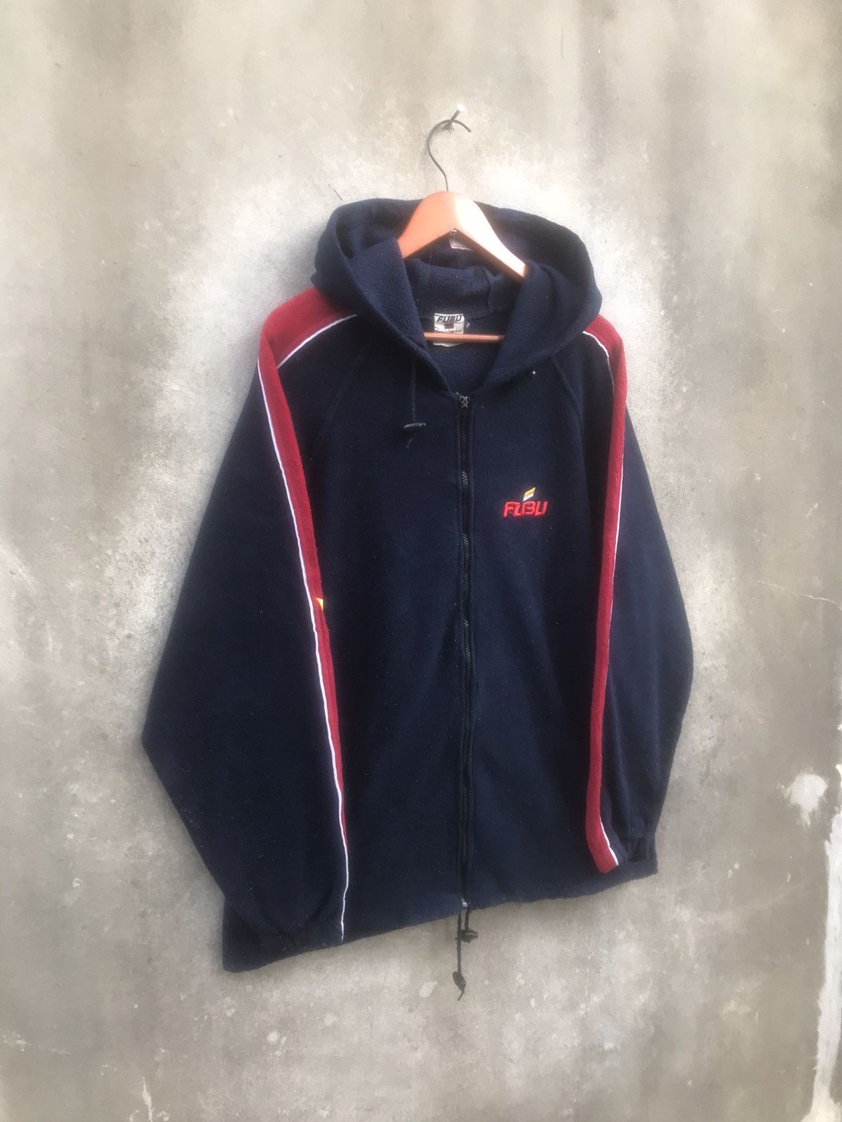 Fubu × Rap Tees × Vintage 🔥Rare🔥Vintage Fubu Sports Big Logo Embroidery Sherpa Fleece Size US L / EU 52-54 / 3 - 6 Thumbnail