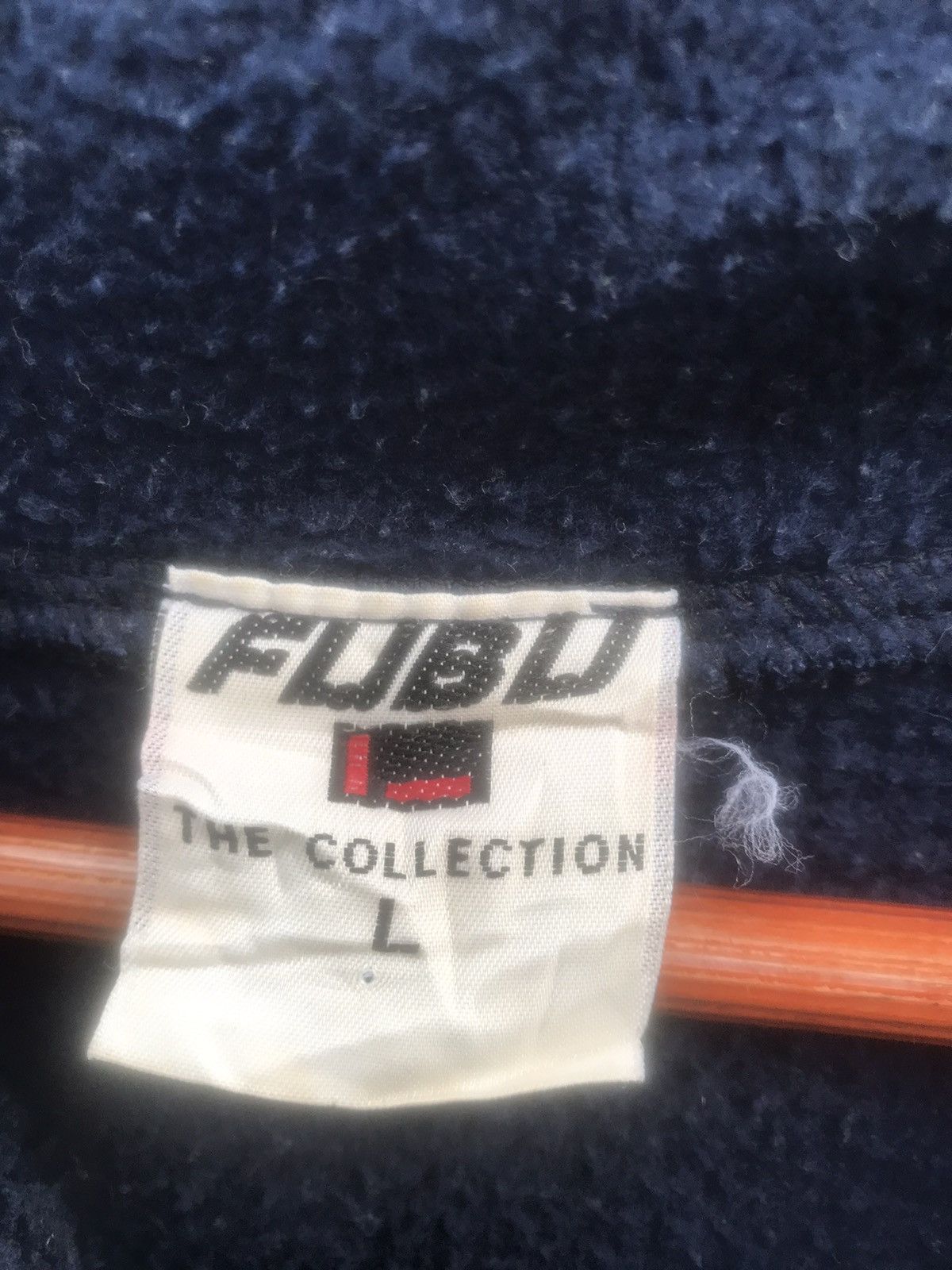 Fubu × Rap Tees × Vintage 🔥Rare🔥Vintage Fubu Sports Big Logo Embroidery Sherpa Fleece Size US L / EU 52-54 / 3 - 18 Thumbnail