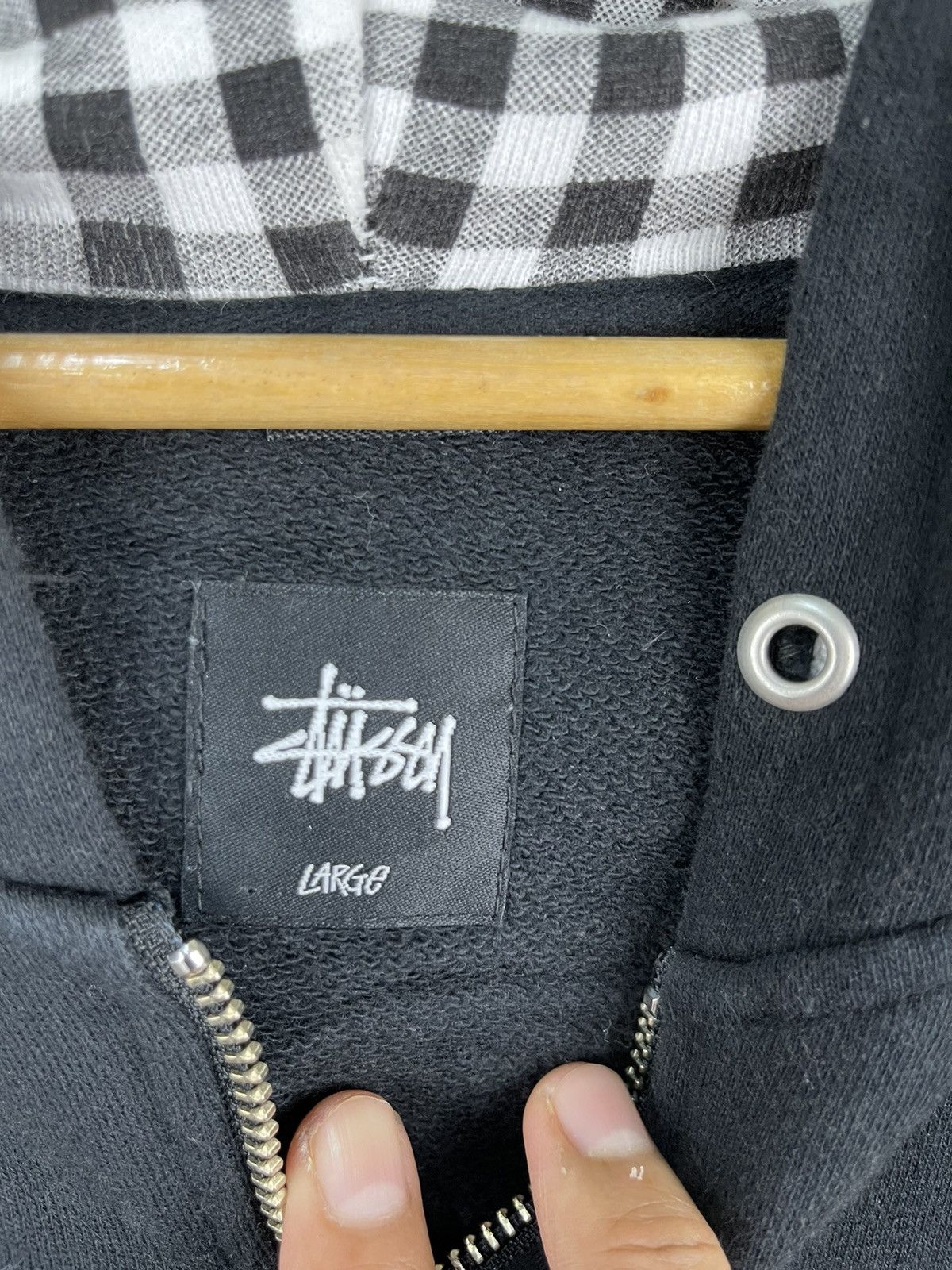 Stussy Stussy Plain Full Zipper Hoodie Black Size US L / EU 52-54 / 3 - 4 Thumbnail