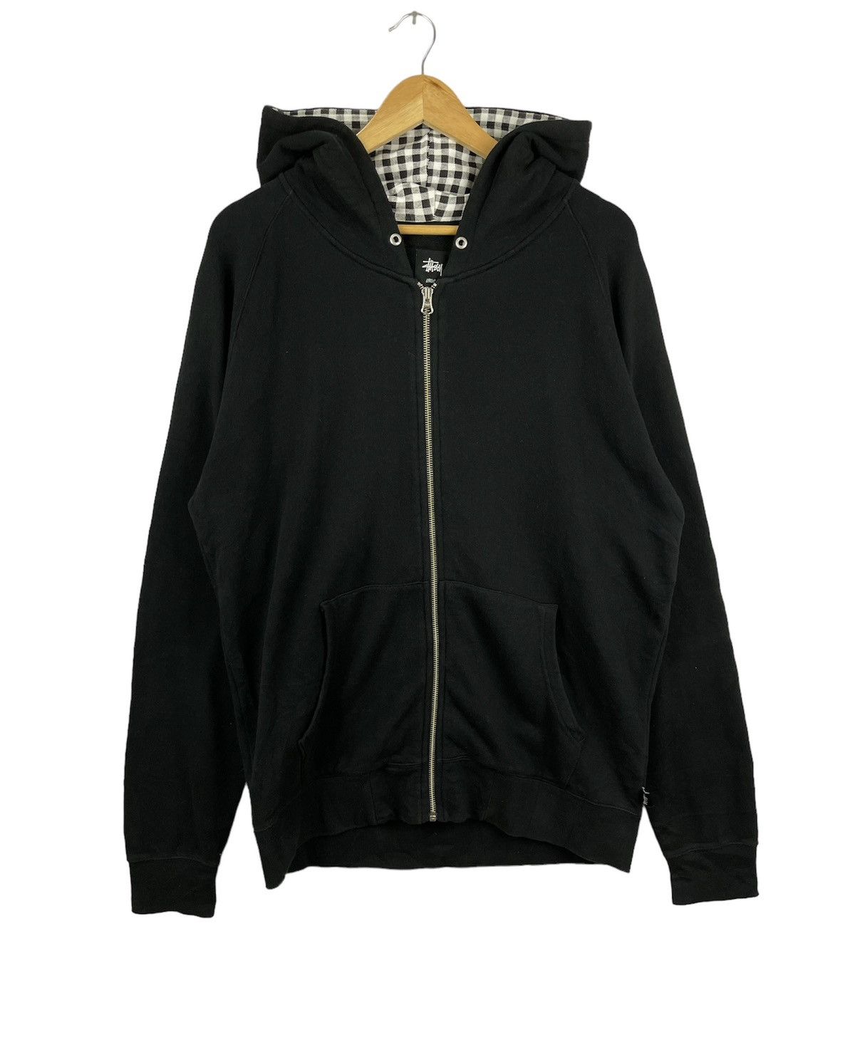 Stussy Stussy Plain Full Zipper Hoodie Black Size US L / EU 52-54 / 3 - 1 Thumbnail