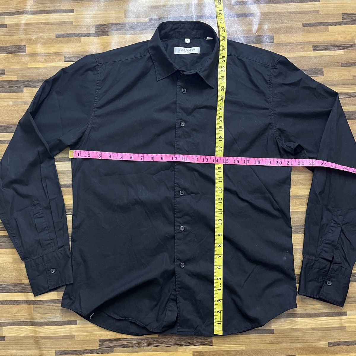Balmain × Vintage Balmain Paris Shirts Paints Splattered Arts Size US L / EU 52-54 / 3 - 6 Thumbnail