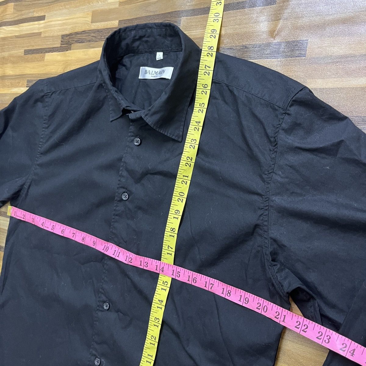 Balmain × Vintage Balmain Paris Shirts Paints Splattered Arts Size US L / EU 52-54 / 3 - 5 Thumbnail