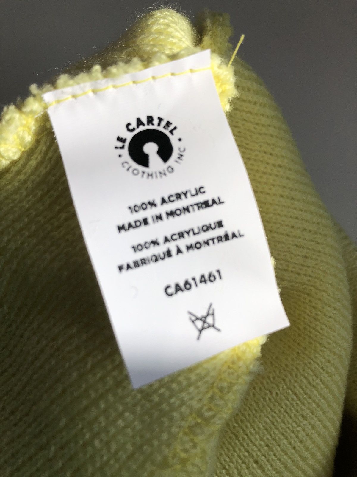 Other Le Cartel Beanie YELLOW-LIME Size ONE SIZE - 3 Thumbnail